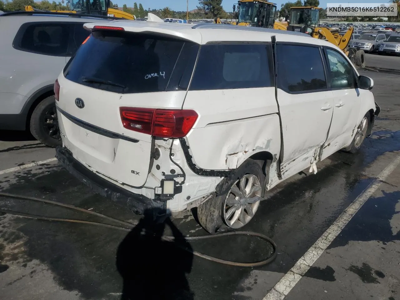 2019 Kia Sedona Lx VIN: KNDMB5C16K6512262 Lot: 64145474