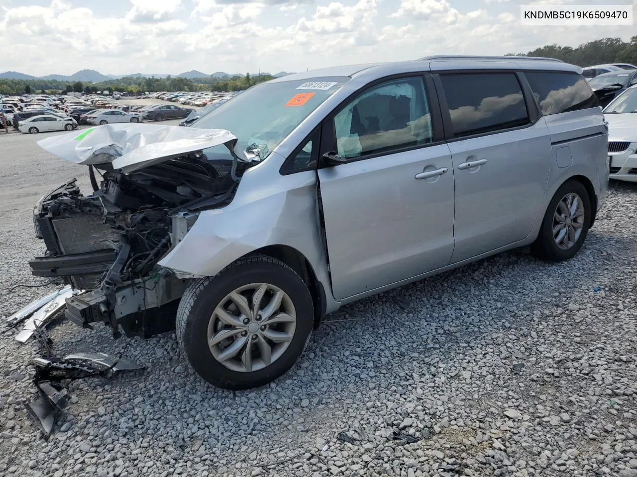 2019 Kia Sedona Lx VIN: KNDMB5C19K6509470 Lot: 68613124