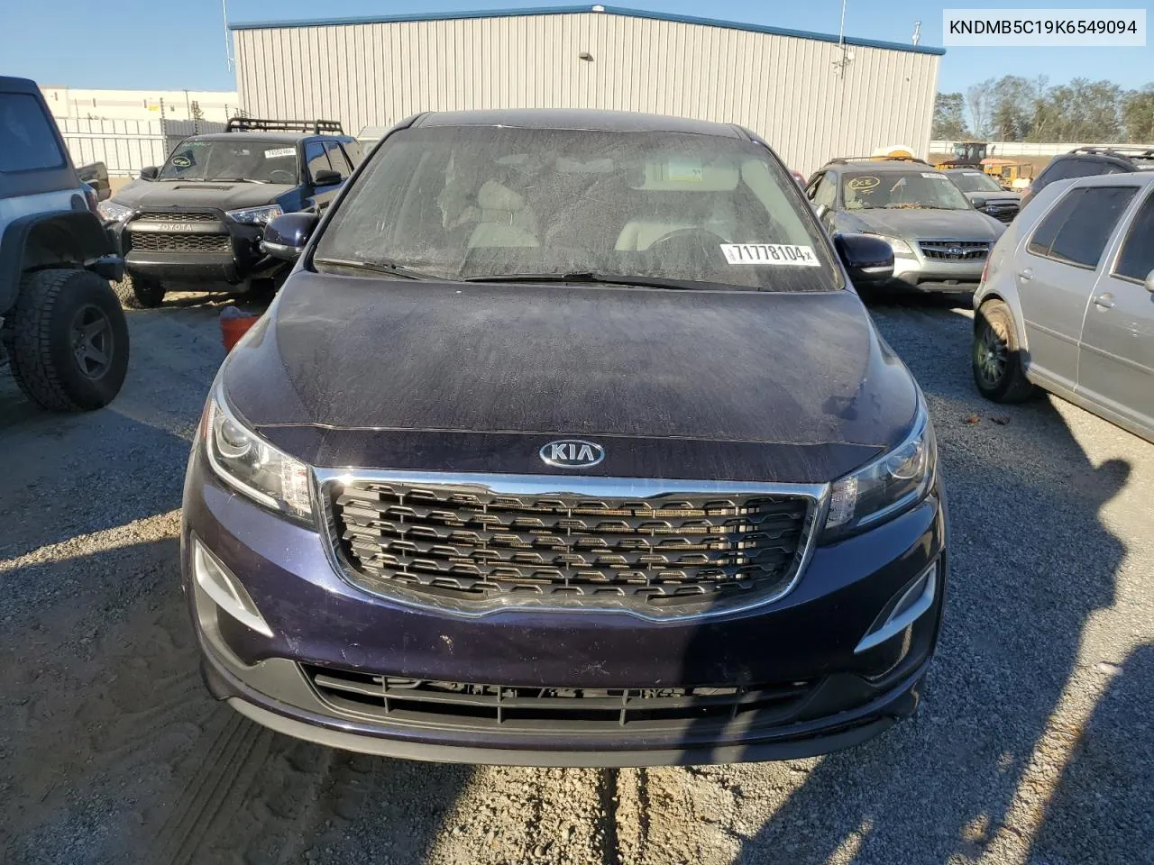 2019 Kia Sedona Lx VIN: KNDMB5C19K6549094 Lot: 71778104