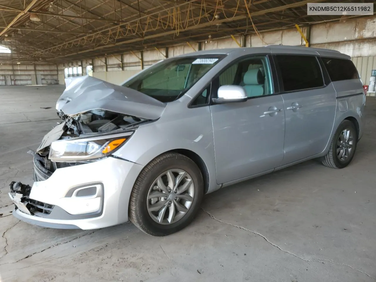 2019 Kia Sedona Lx VIN: KNDMB5C12K6511982 Lot: 73686294