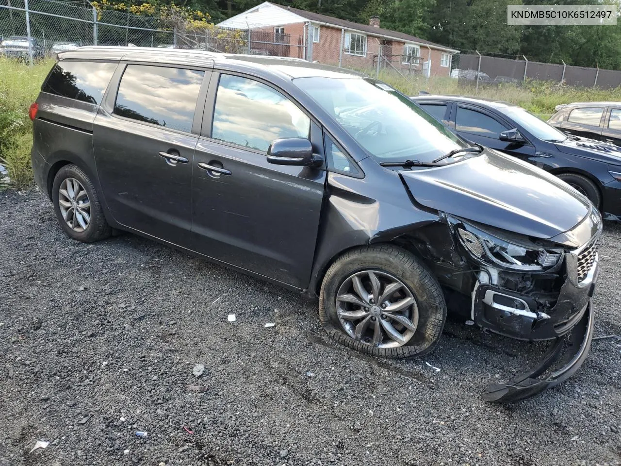 2019 Kia Sedona Lx VIN: KNDMB5C10K6512497 Lot: 73888524