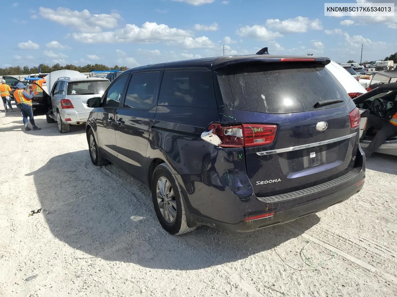 2019 Kia Sedona Lx VIN: KNDMB5C17K6534013 Lot: 76775844