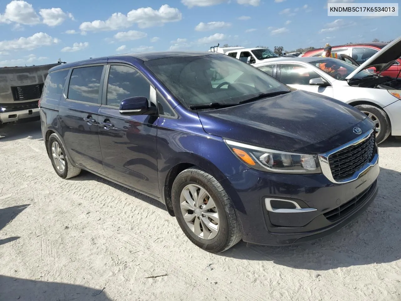 2019 Kia Sedona Lx VIN: KNDMB5C17K6534013 Lot: 76775844