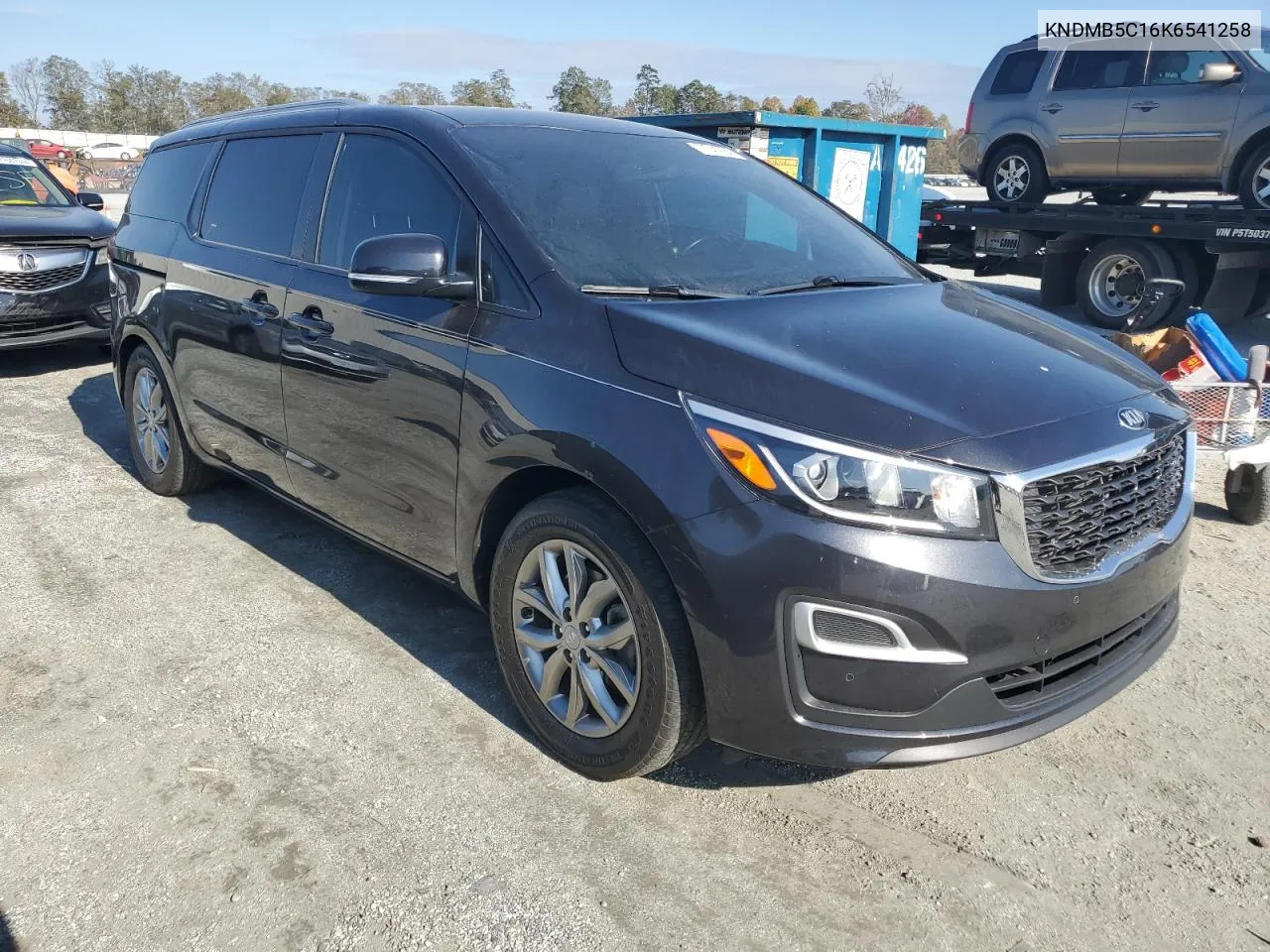 2019 Kia Sedona Lx VIN: KNDMB5C16K6541258 Lot: 77741934