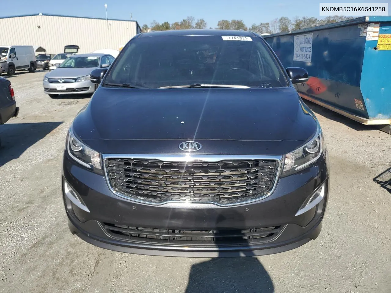 2019 Kia Sedona Lx VIN: KNDMB5C16K6541258 Lot: 77741934