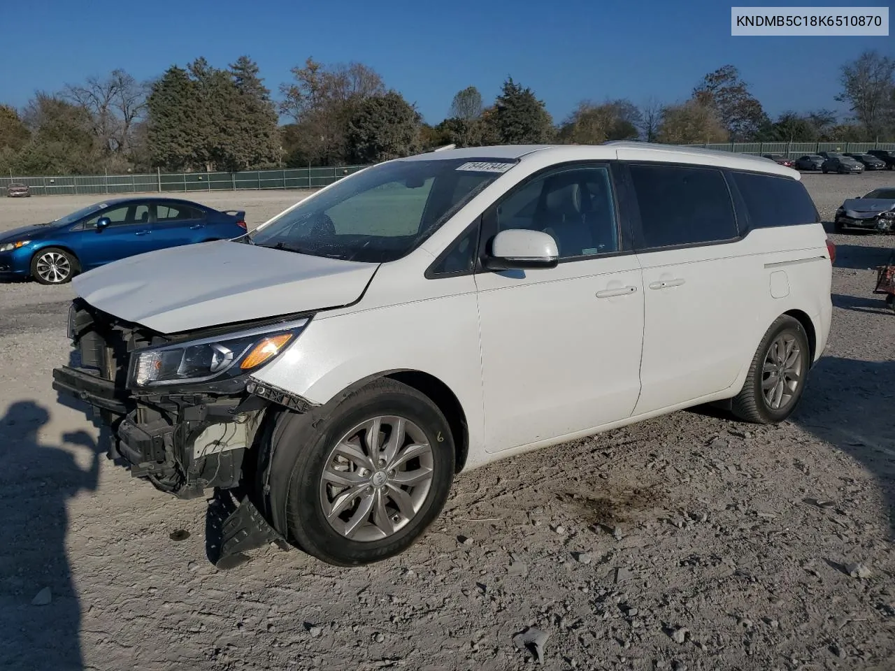 2019 Kia Sedona Lx VIN: KNDMB5C18K6510870 Lot: 78447344