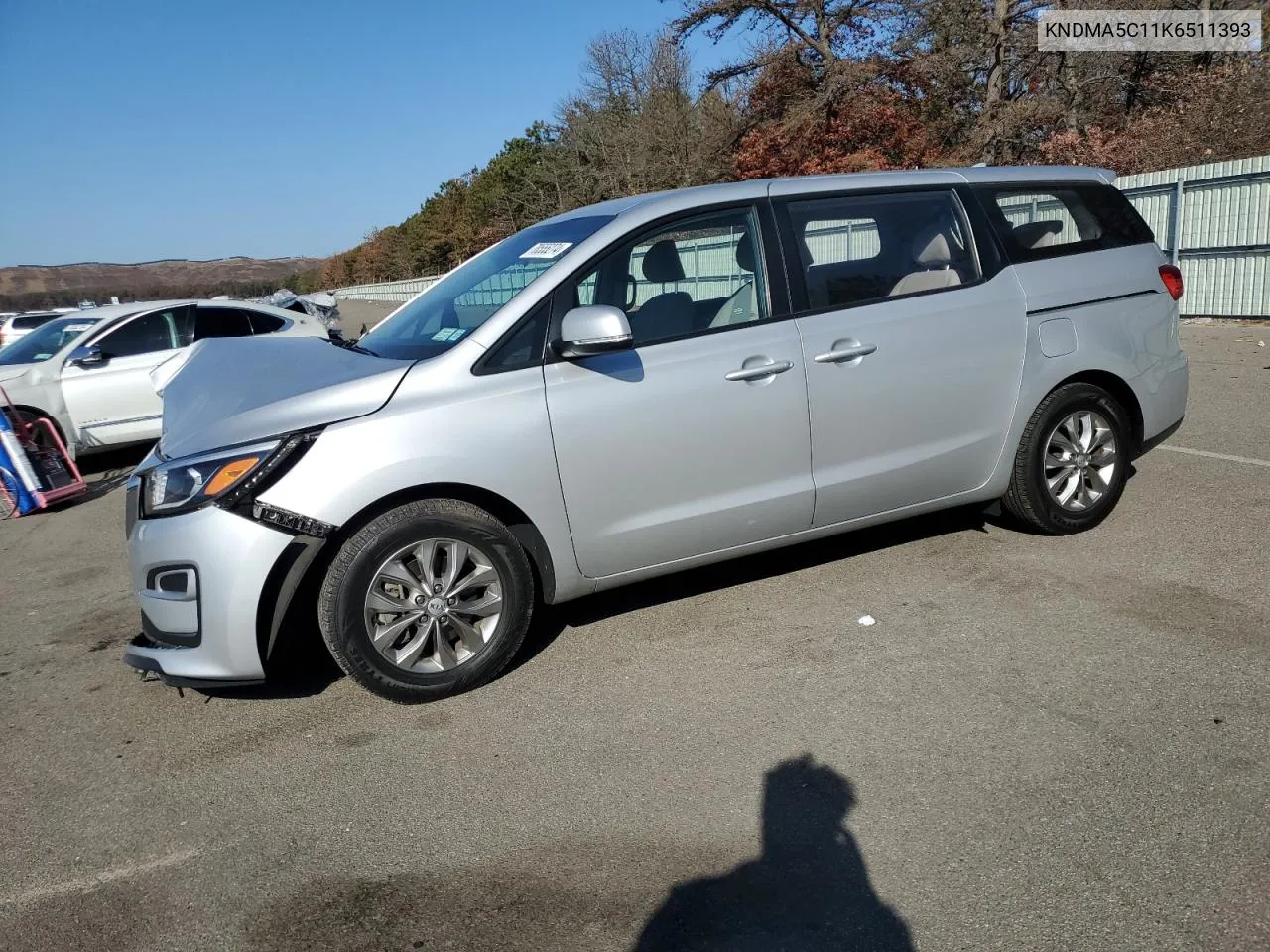 2019 Kia Sedona L VIN: KNDMA5C11K6511393 Lot: 78555274