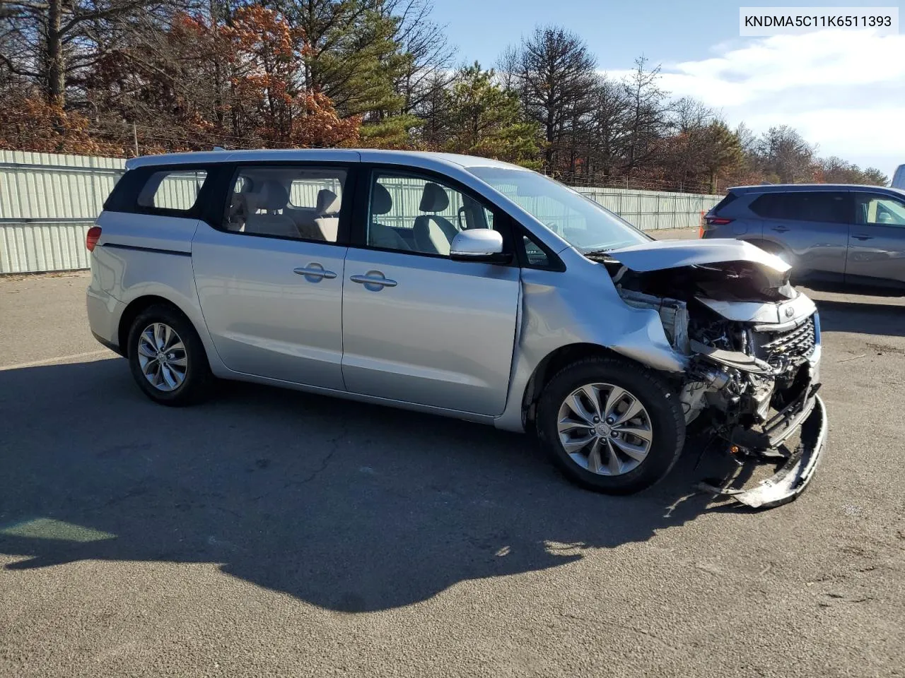 2019 Kia Sedona L VIN: KNDMA5C11K6511393 Lot: 78555274