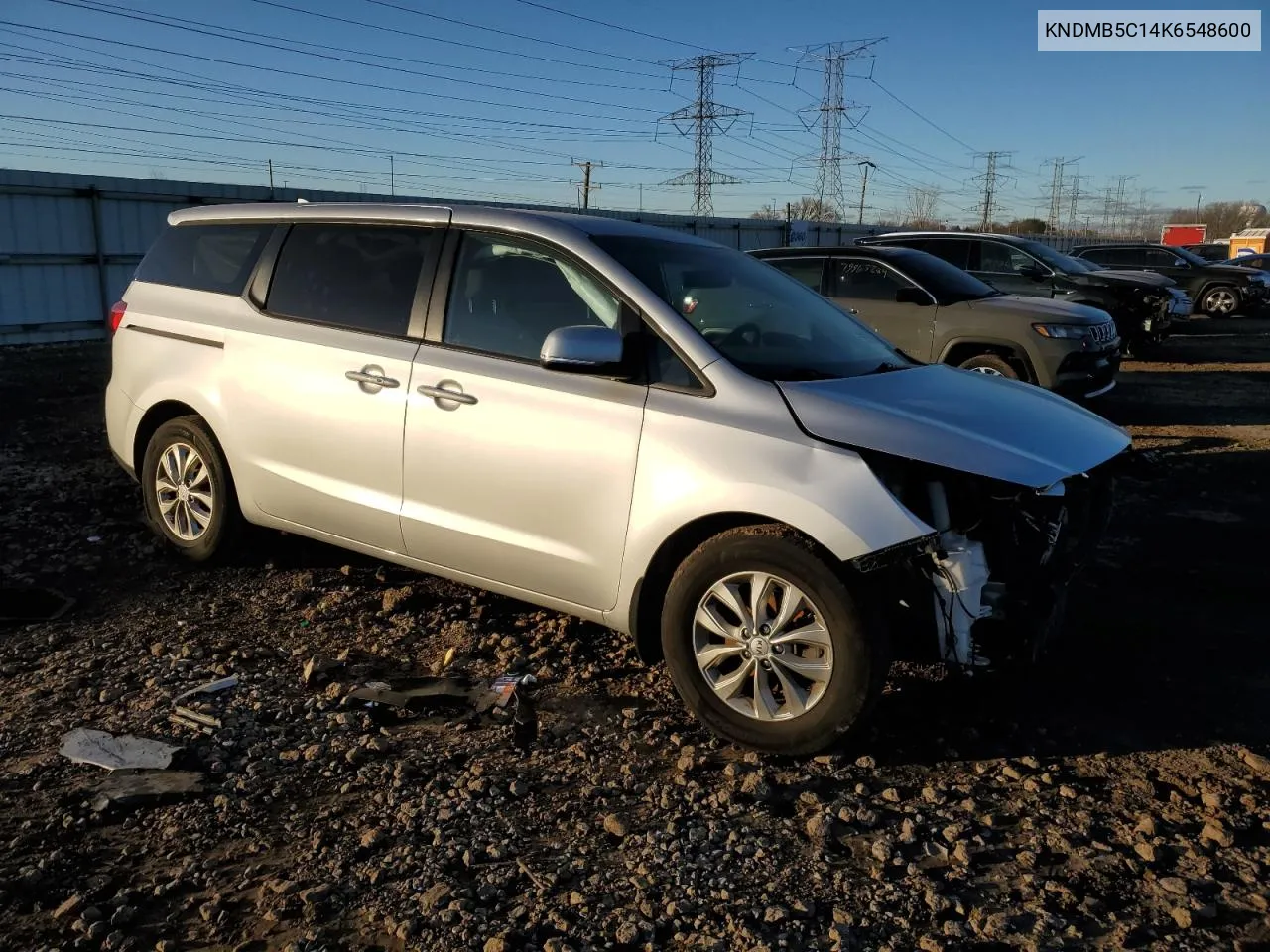 2019 Kia Sedona Lx VIN: KNDMB5C14K6548600 Lot: 79671094