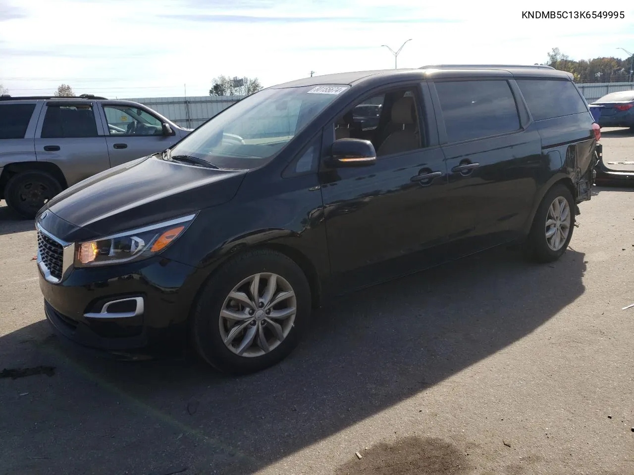 2019 Kia Sedona Lx VIN: KNDMB5C13K6549995 Lot: 80155674