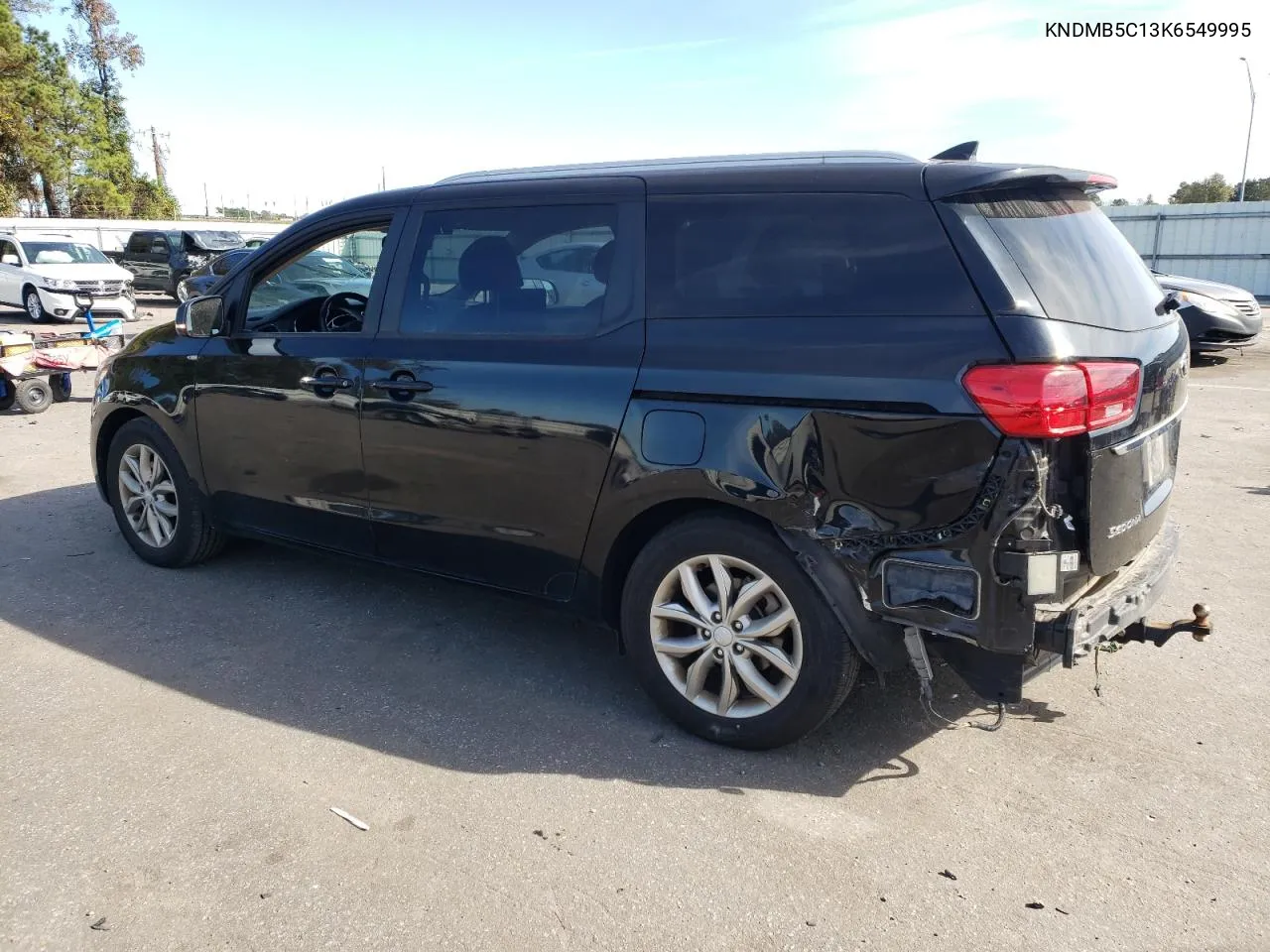 2019 Kia Sedona Lx VIN: KNDMB5C13K6549995 Lot: 80155674