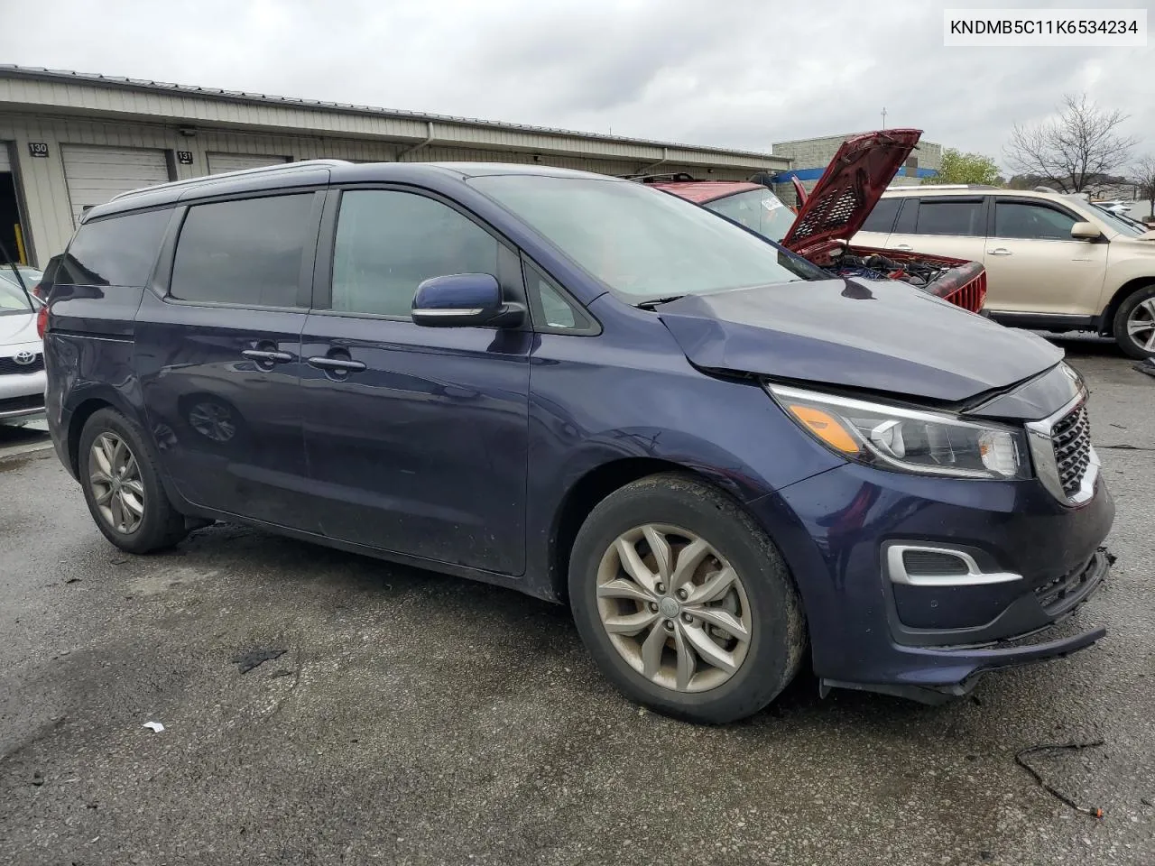 2019 Kia Sedona Lx VIN: KNDMB5C11K6534234 Lot: 80735904