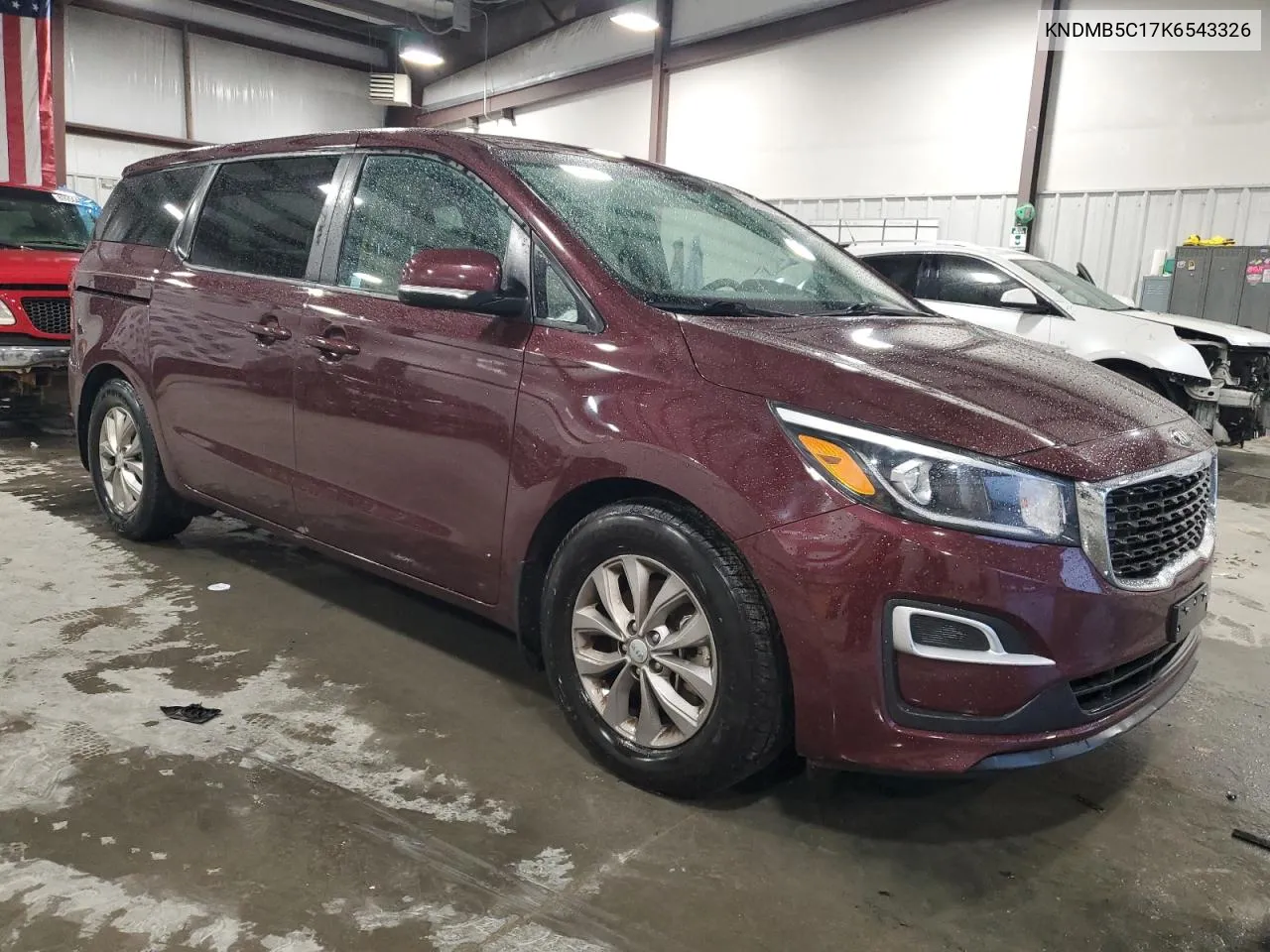 2019 Kia Sedona Lx VIN: KNDMB5C17K6543326 Lot: 81142284