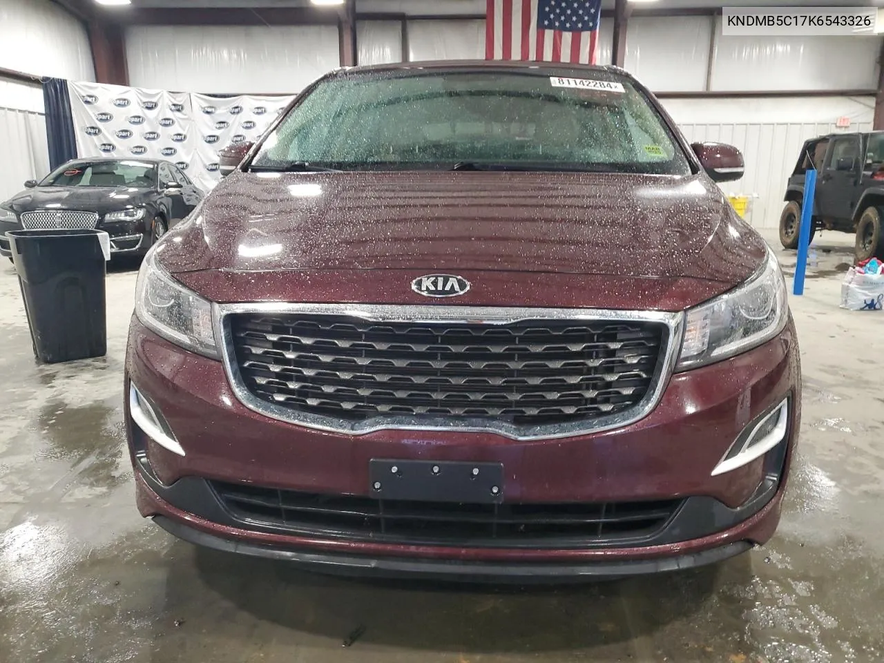 2019 Kia Sedona Lx VIN: KNDMB5C17K6543326 Lot: 81142284