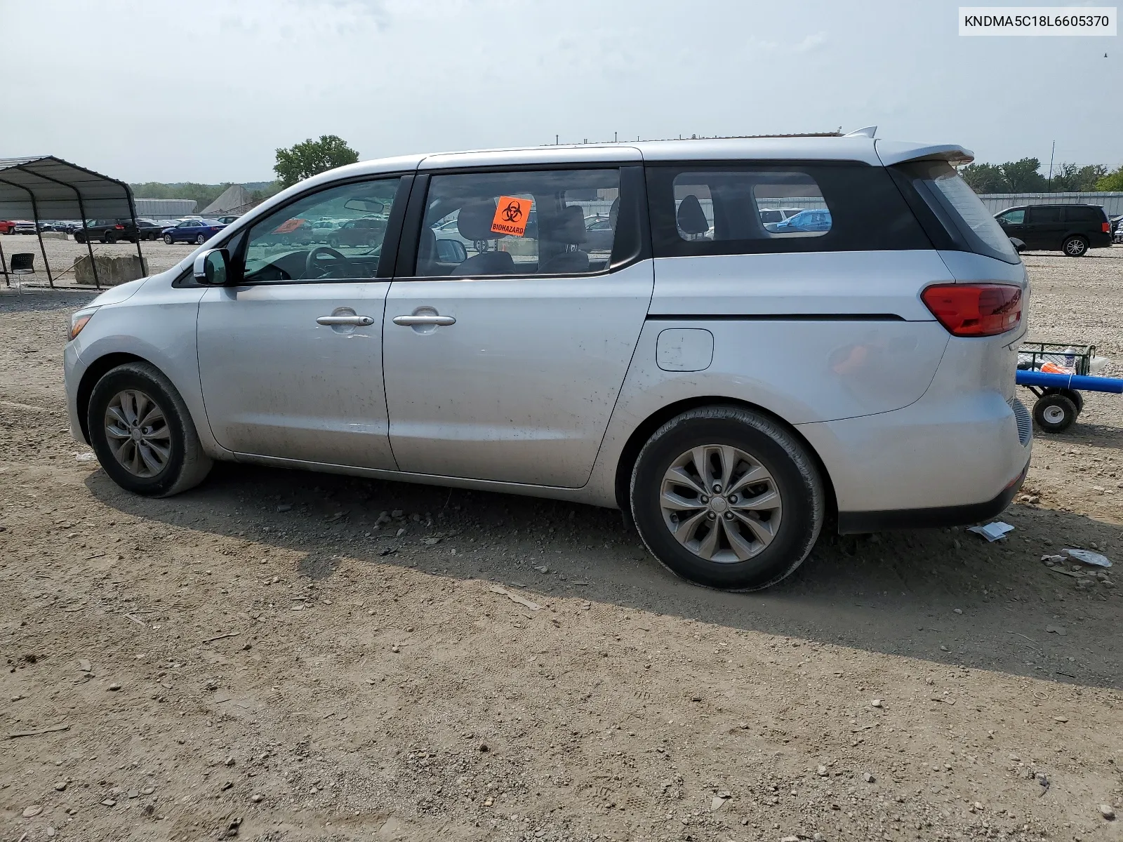 2020 Kia Sedona L VIN: KNDMA5C18L6605370 Lot: 64646024