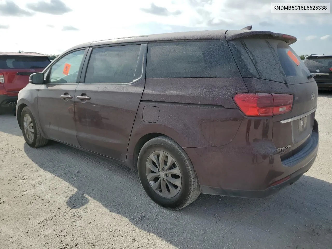 2020 Kia Sedona Lx VIN: KNDMB5C16L6625338 Lot: 68934524