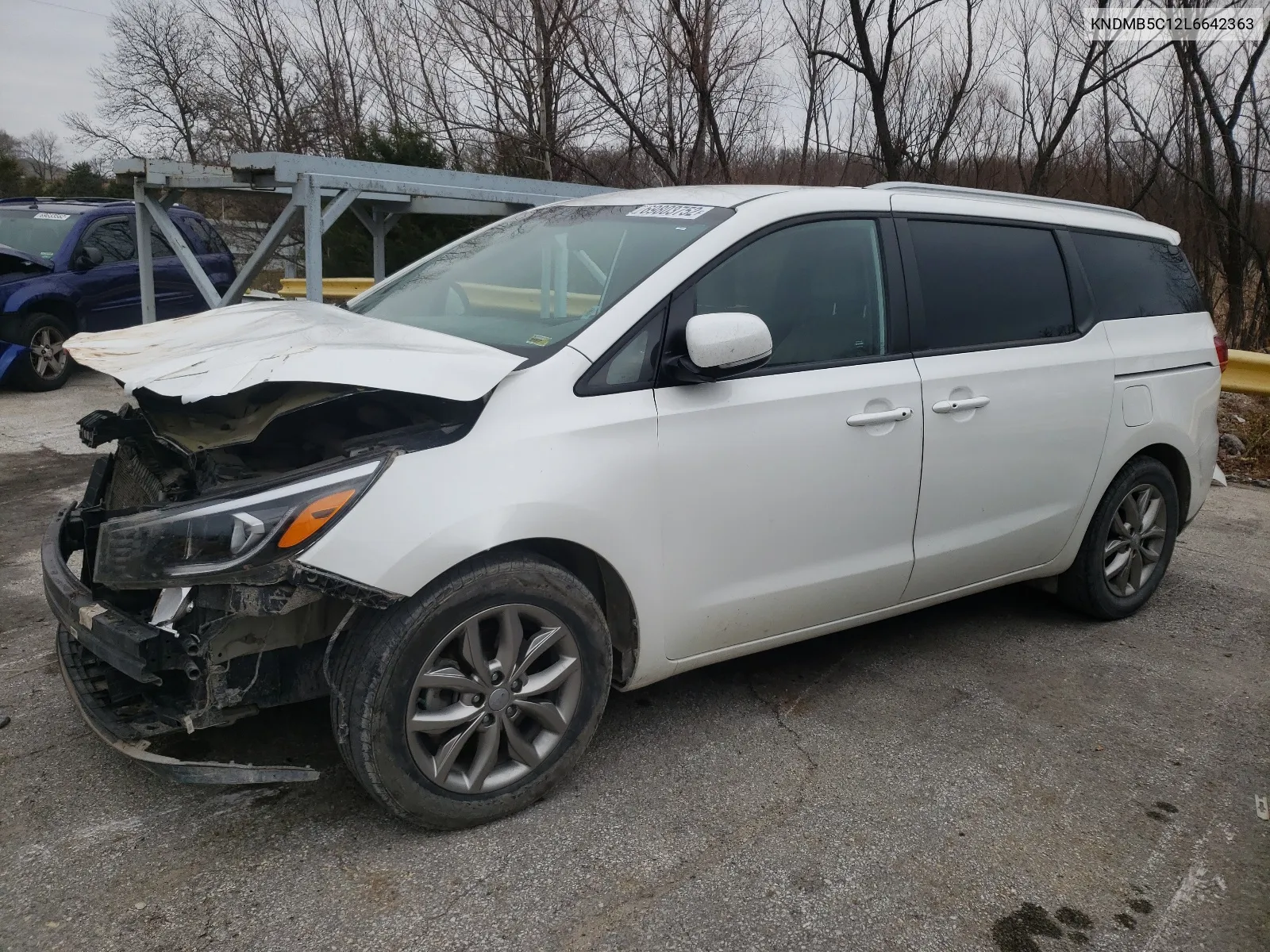 2020 Kia Sedona Lx VIN: KNDMB5C12L6642363 Lot: 69803752