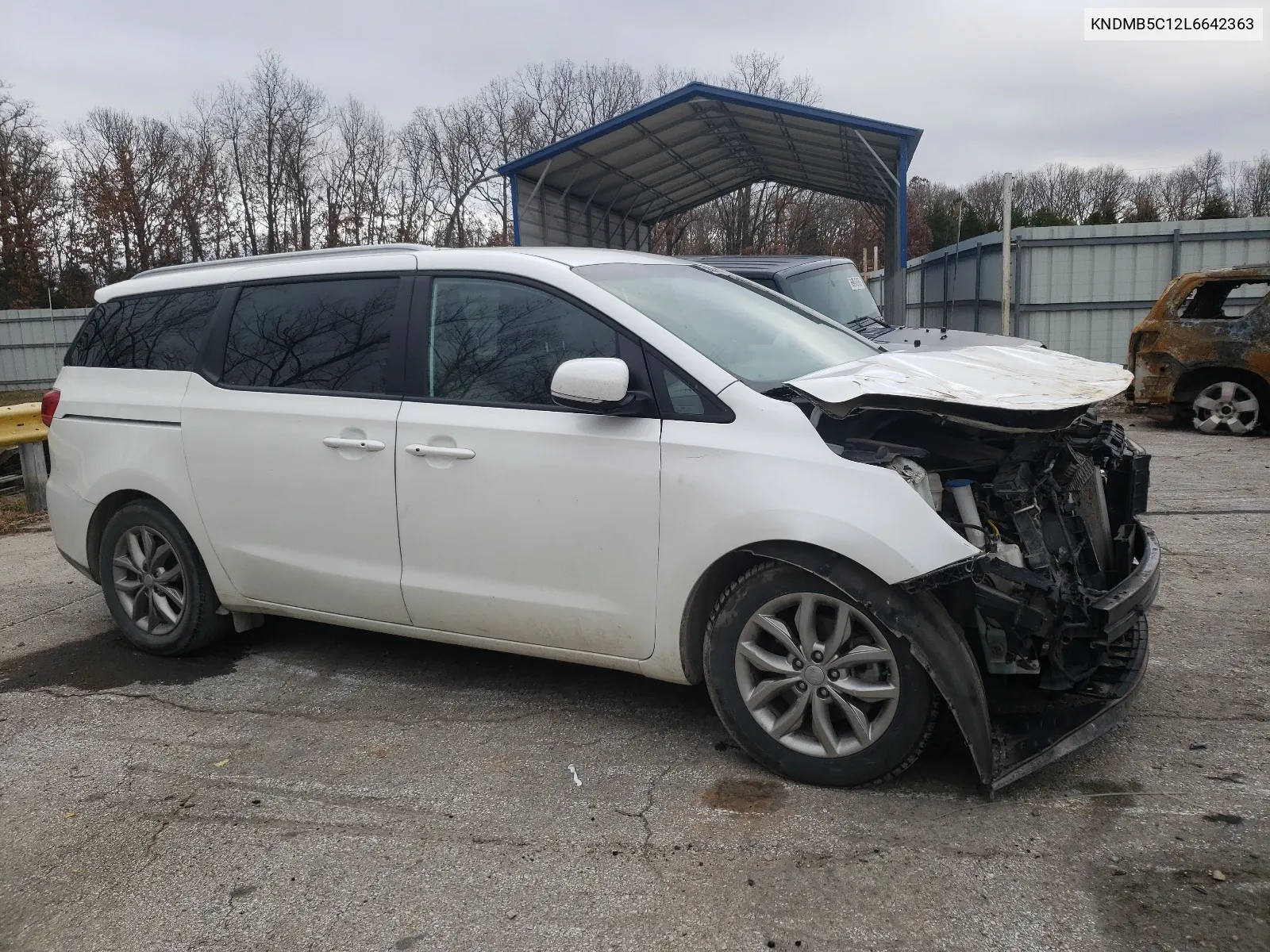 2020 Kia Sedona Lx VIN: KNDMB5C12L6642363 Lot: 69803752