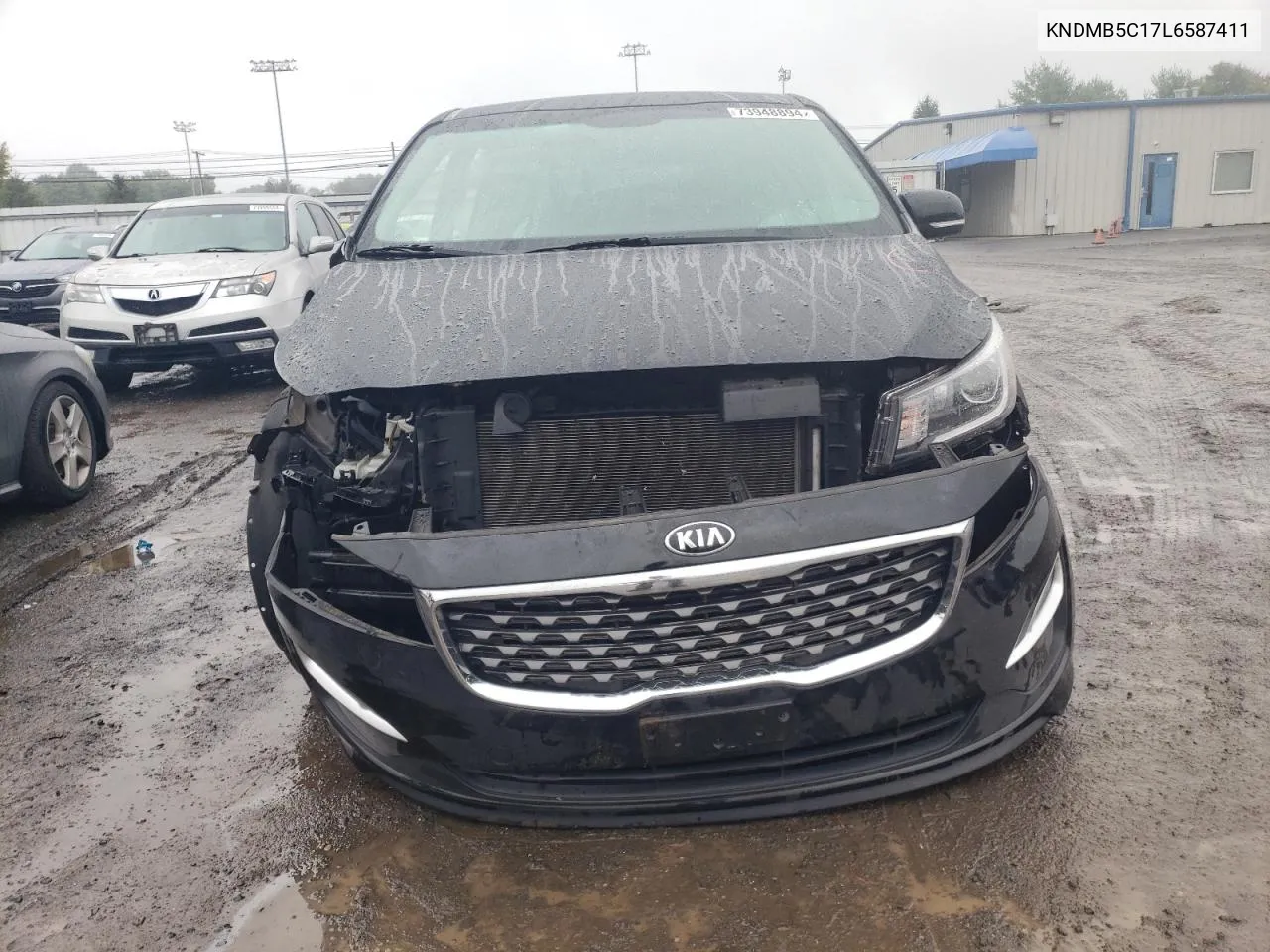 2020 Kia Sedona Lx VIN: KNDMB5C17L6587411 Lot: 73948894