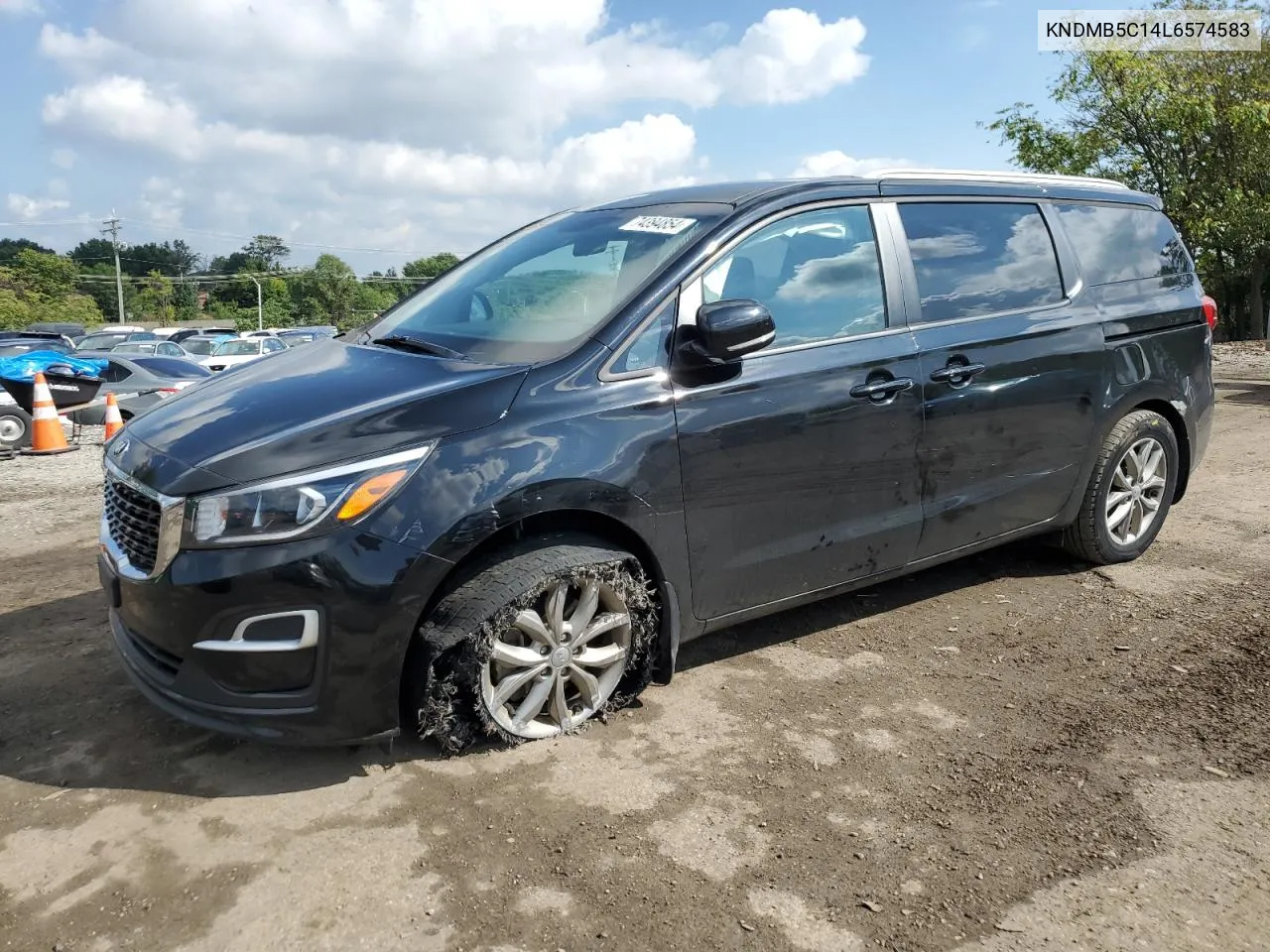 2020 Kia Sedona Lx VIN: KNDMB5C14L6574583 Lot: 74394854