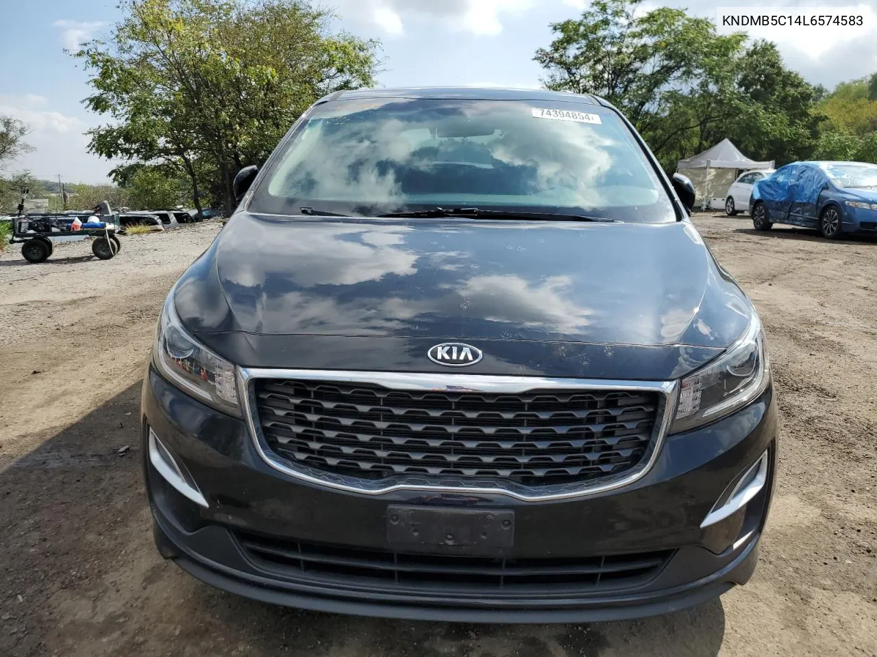 2020 Kia Sedona Lx VIN: KNDMB5C14L6574583 Lot: 74394854