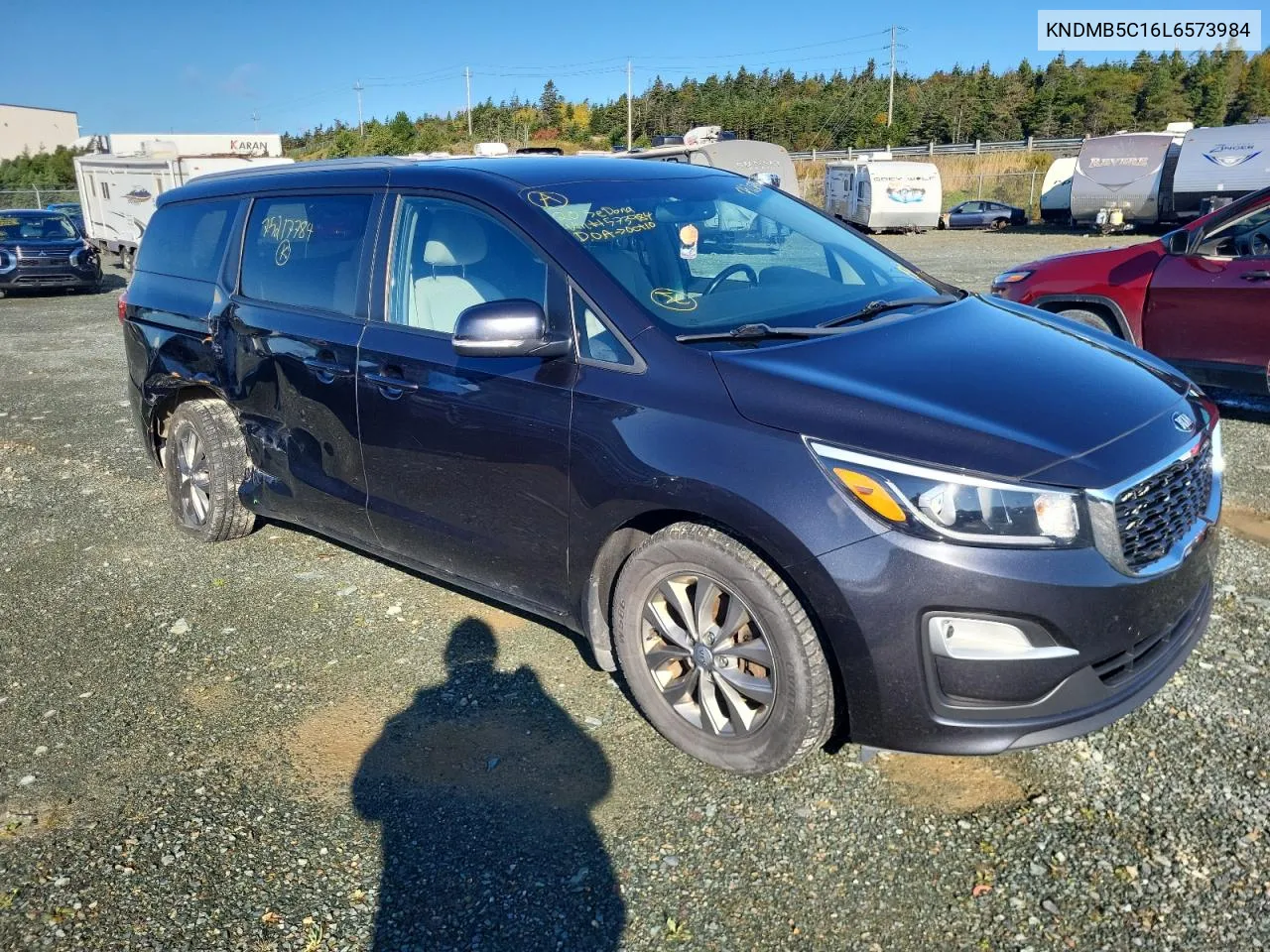 2020 Kia Sedona Lx VIN: KNDMB5C16L6573984 Lot: 75217784