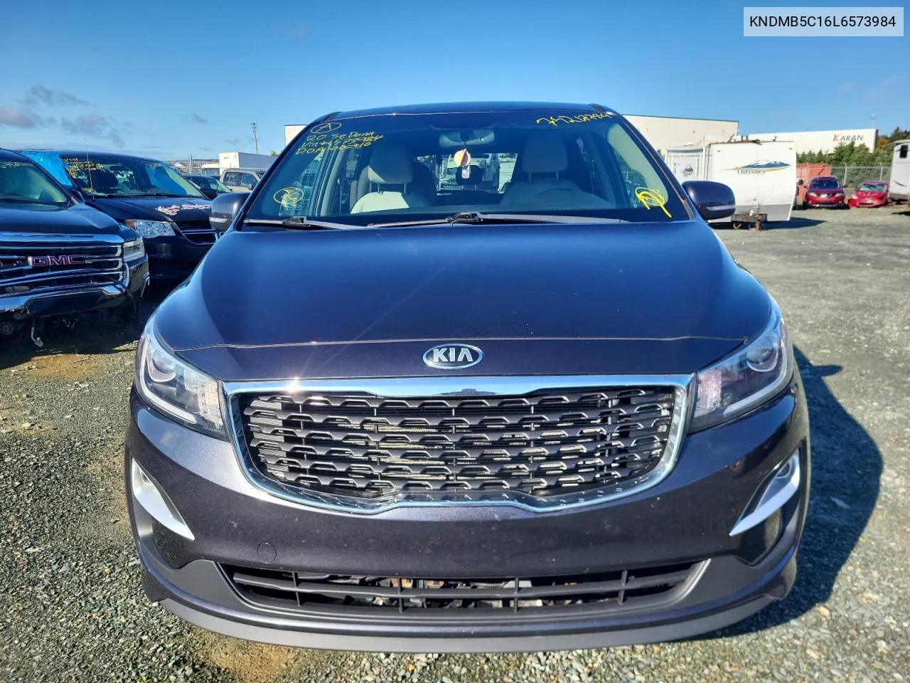 2020 Kia Sedona Lx VIN: KNDMB5C16L6573984 Lot: 75217784