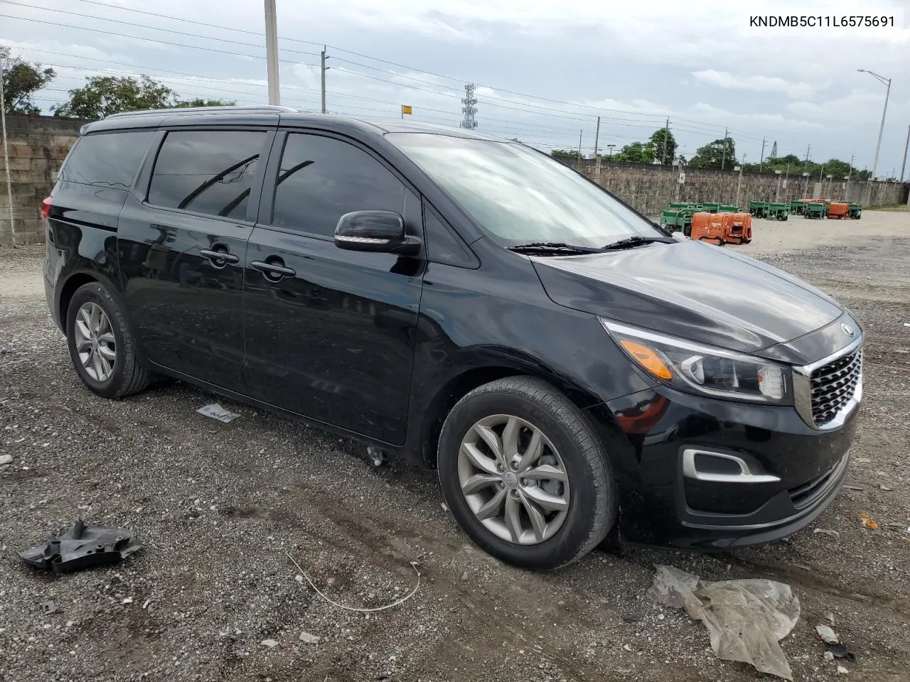 2020 Kia Sedona Lx VIN: KNDMB5C11L6575691 Lot: 76490384