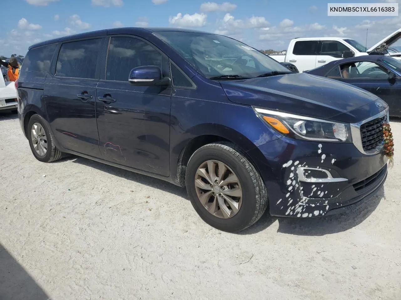 2020 Kia Sedona Lx VIN: KNDMB5C1XL6616383 Lot: 77220774