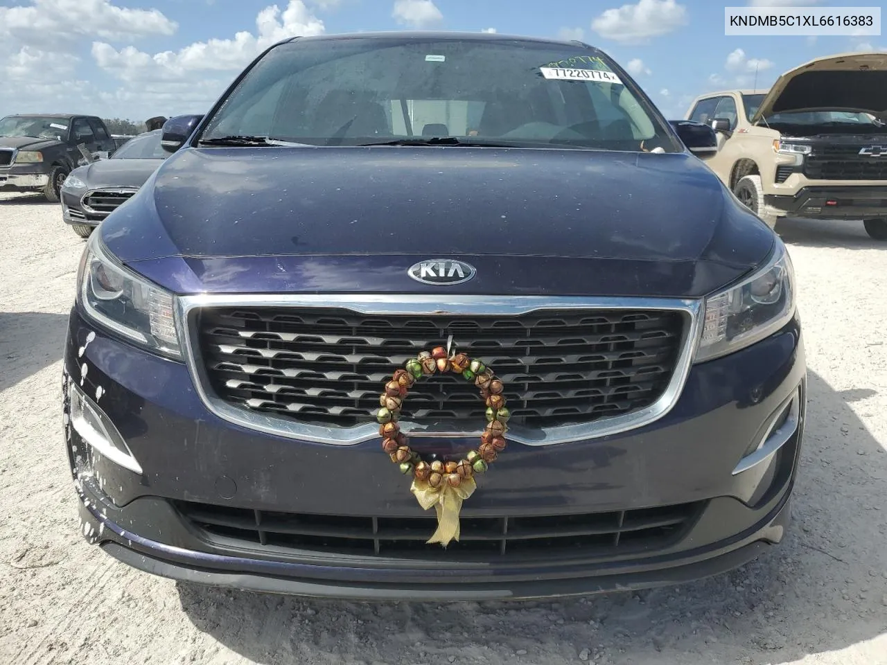 2020 Kia Sedona Lx VIN: KNDMB5C1XL6616383 Lot: 77220774