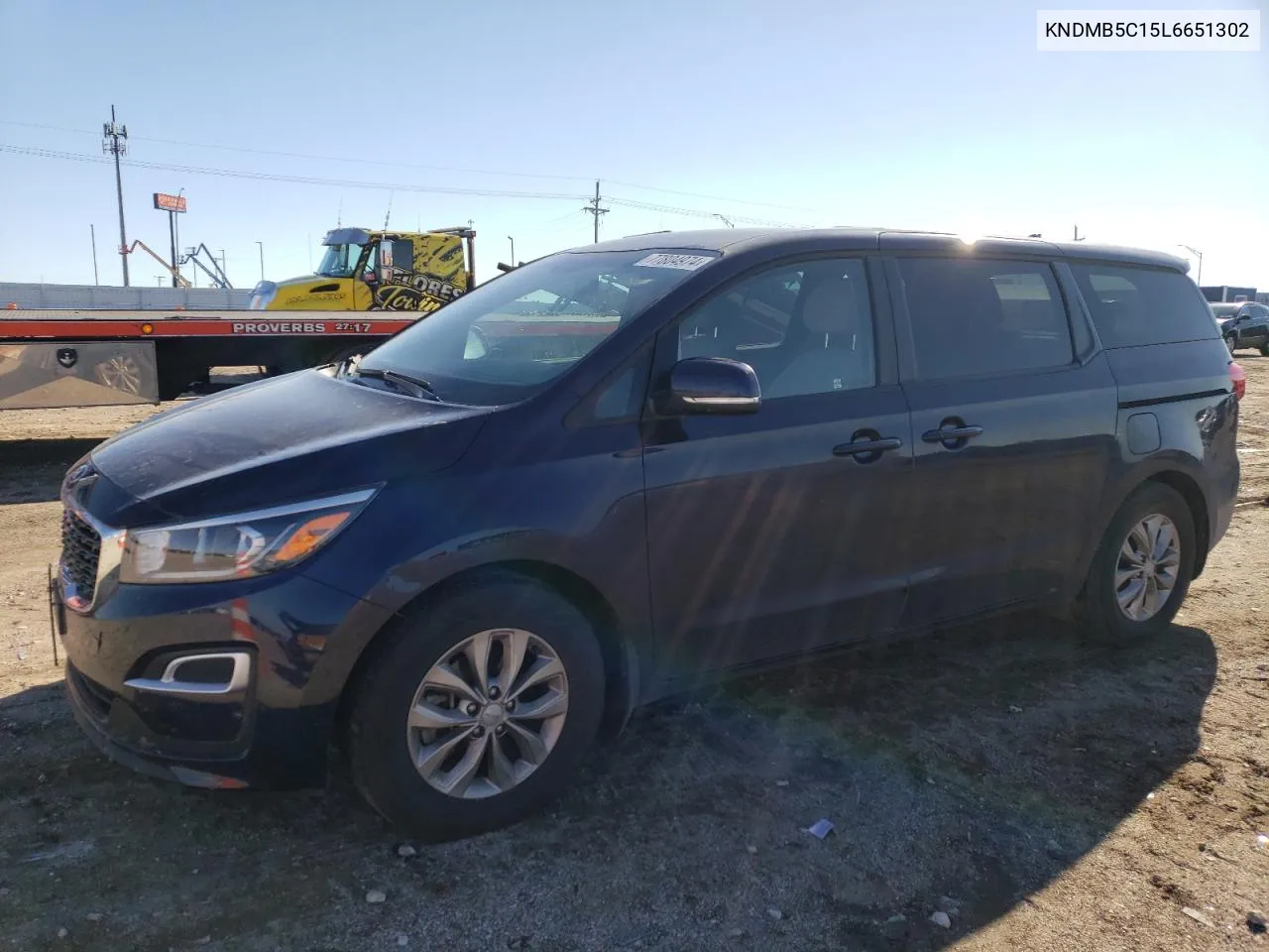 2020 Kia Sedona Lx VIN: KNDMB5C15L6651302 Lot: 77804974