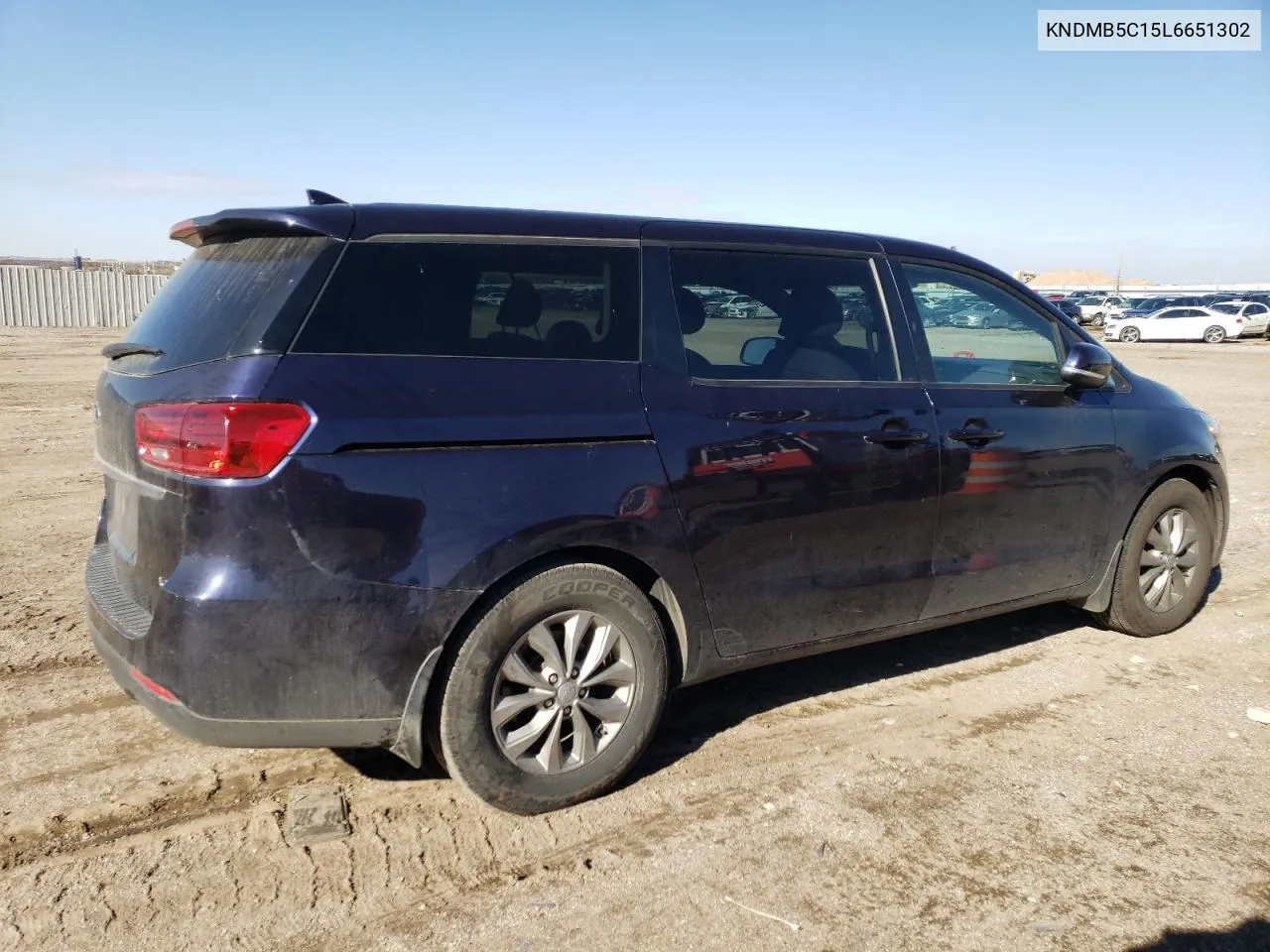 2020 Kia Sedona Lx VIN: KNDMB5C15L6651302 Lot: 77804974