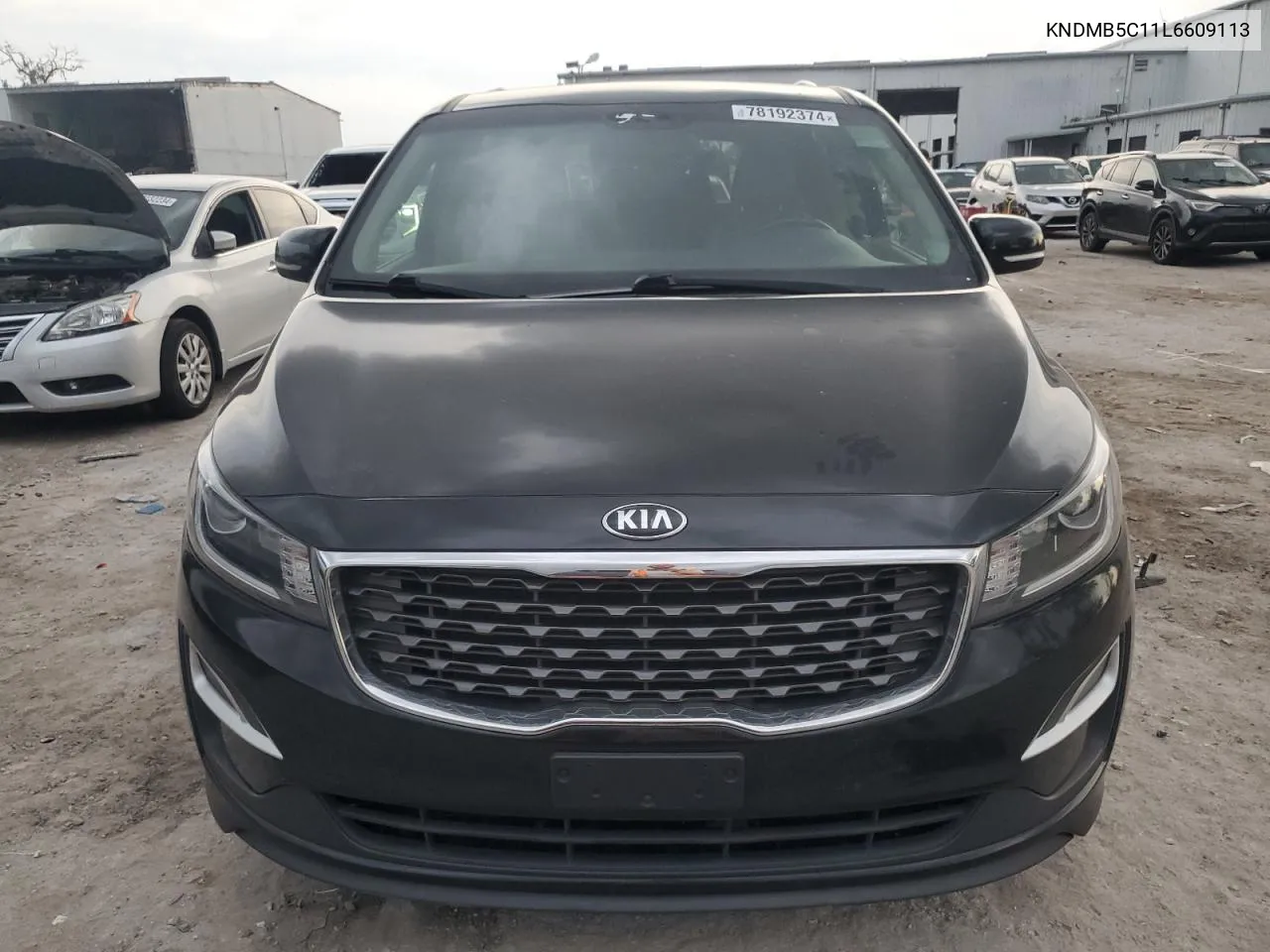 2020 Kia Sedona Lx VIN: KNDMB5C11L6609113 Lot: 78192374