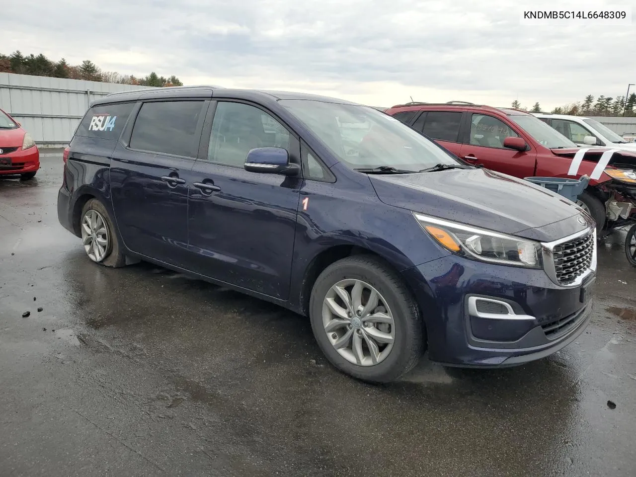 2020 Kia Sedona Lx VIN: KNDMB5C14L6648309 Lot: 79074664