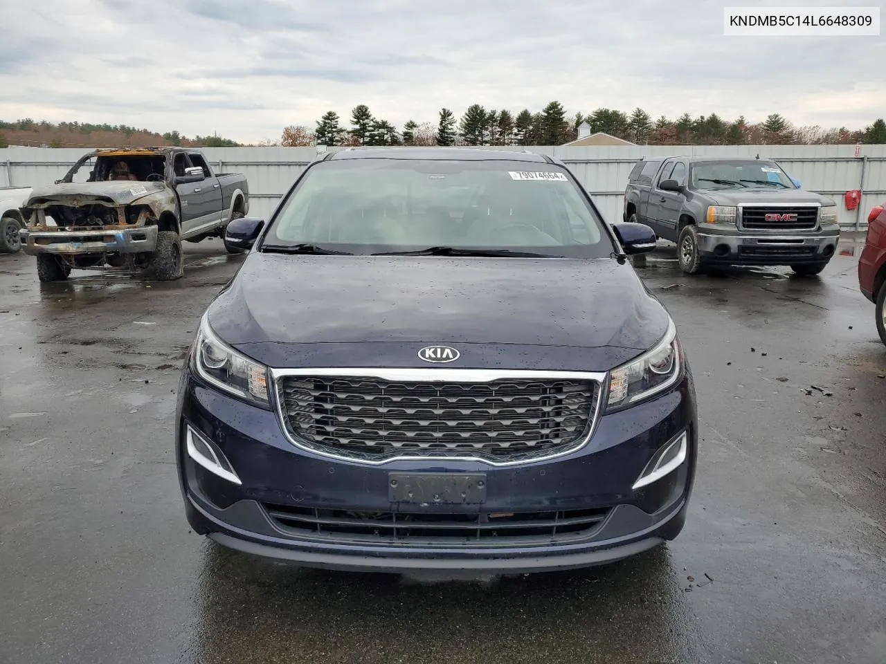 2020 Kia Sedona Lx VIN: KNDMB5C14L6648309 Lot: 79074664