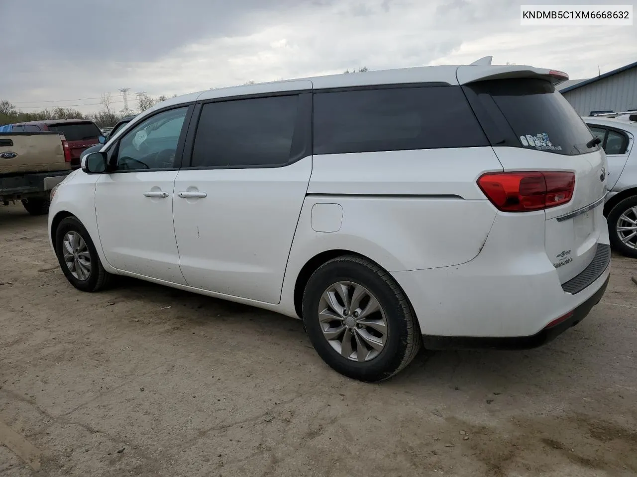 2021 Kia Sedona Lx VIN: KNDMB5C1XM6668632 Lot: 50502364