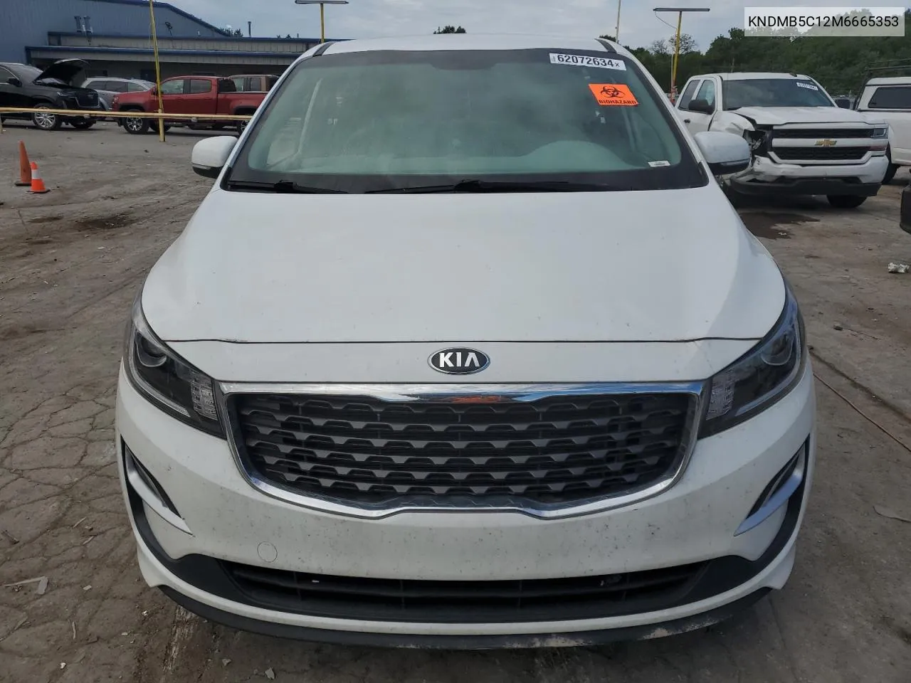 2021 Kia Sedona Lx VIN: KNDMB5C12M6665353 Lot: 62072634