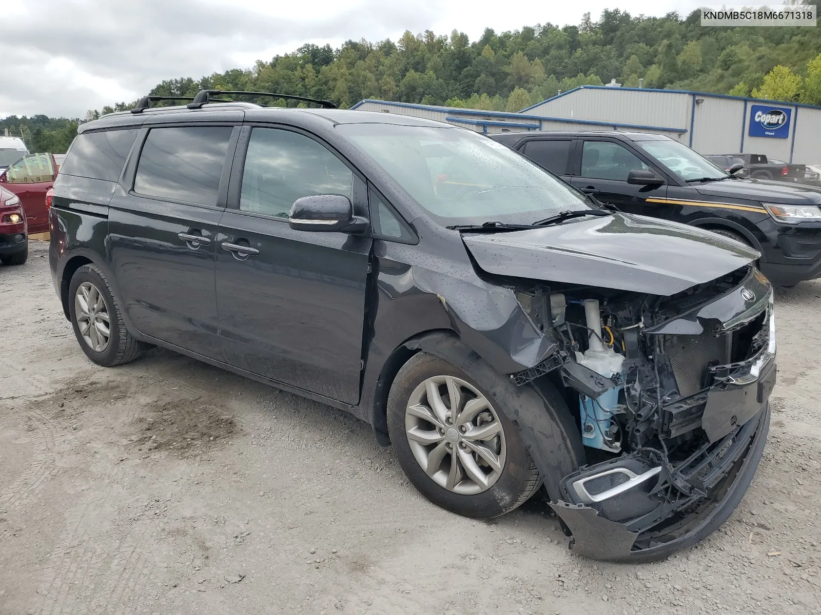 2021 Kia Sedona Lx VIN: KNDMB5C18M6671318 Lot: 64995044