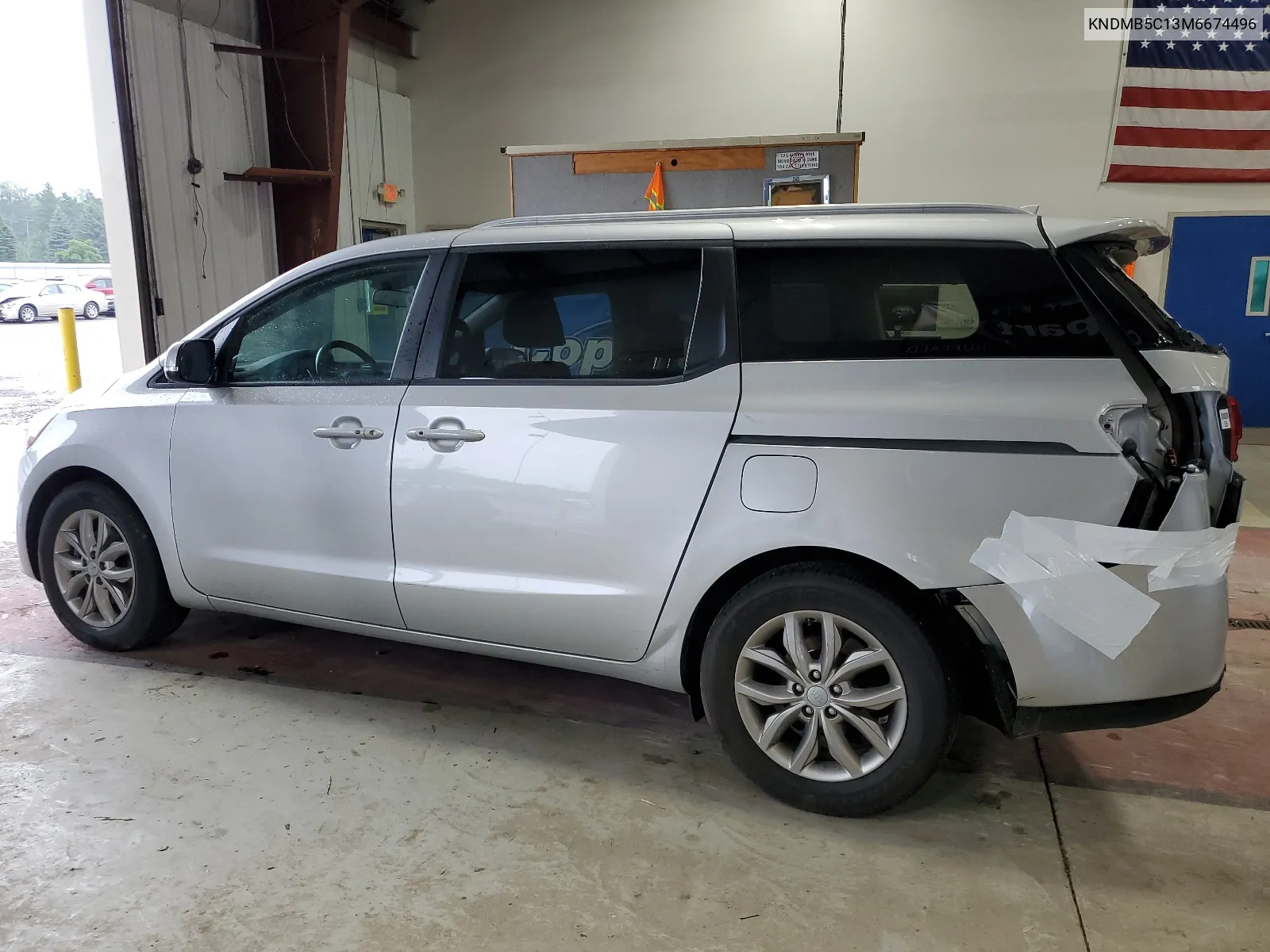 2021 Kia Sedona Lx VIN: KNDMB5C13M6674496 Lot: 65704324