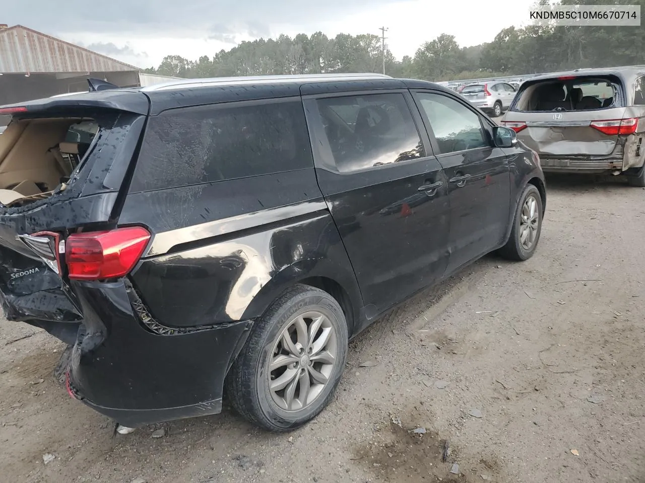 2021 Kia Sedona Lx VIN: KNDMB5C10M6670714 Lot: 67298494