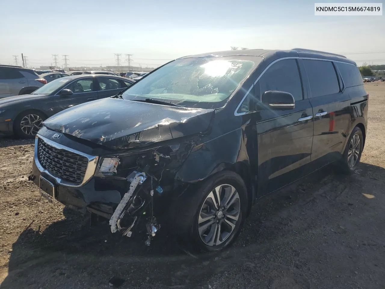 2021 Kia Sedona Ex Premium VIN: KNDMC5C15M6674819 Lot: 70327744