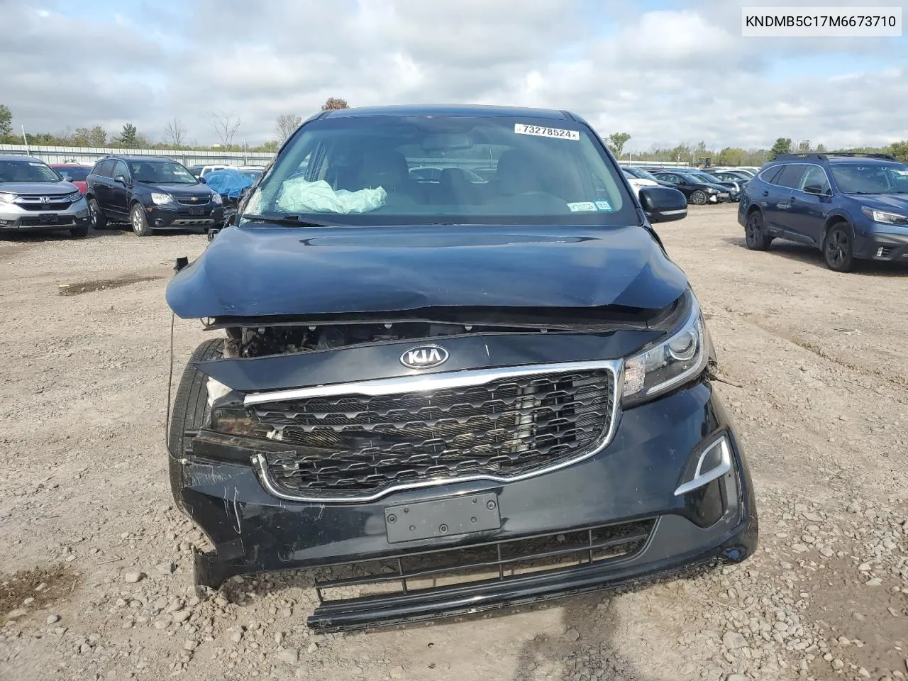 2021 Kia Sedona Lx VIN: KNDMB5C17M6673710 Lot: 73278524