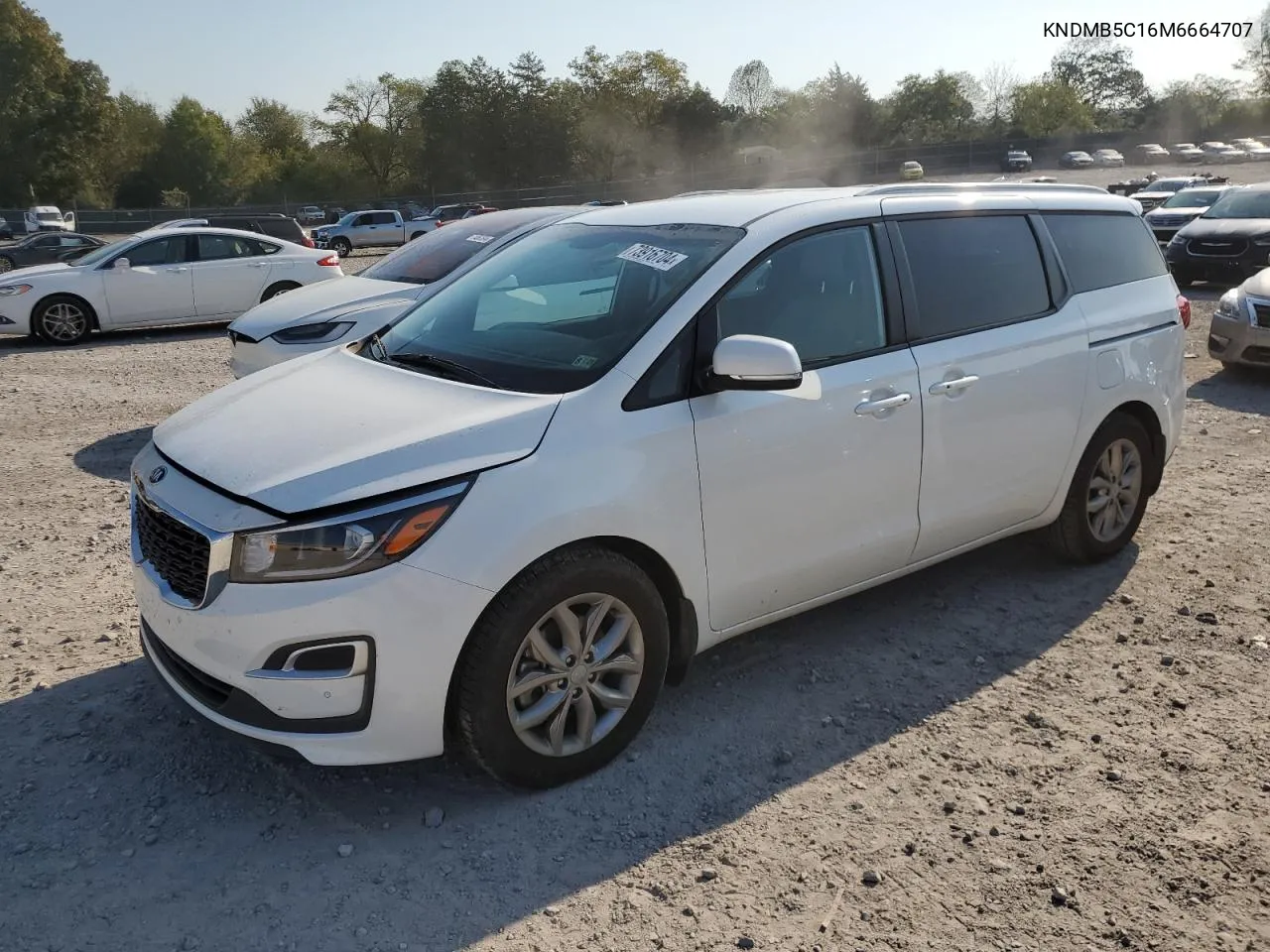 2021 Kia Sedona Lx VIN: KNDMB5C16M6664707 Lot: 73916704