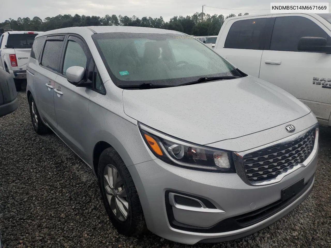 2021 Kia Sedona Lx VIN: KNDMB5C14M6671669 Lot: 74685354