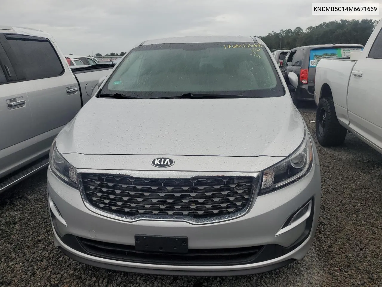 2021 Kia Sedona Lx VIN: KNDMB5C14M6671669 Lot: 74685354