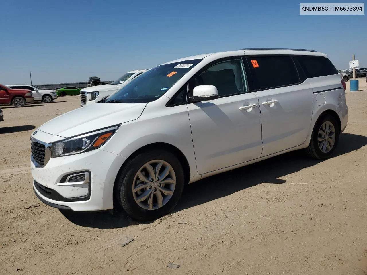 2021 Kia Sedona Lx VIN: KNDMB5C11M6673394 Lot: 74810314