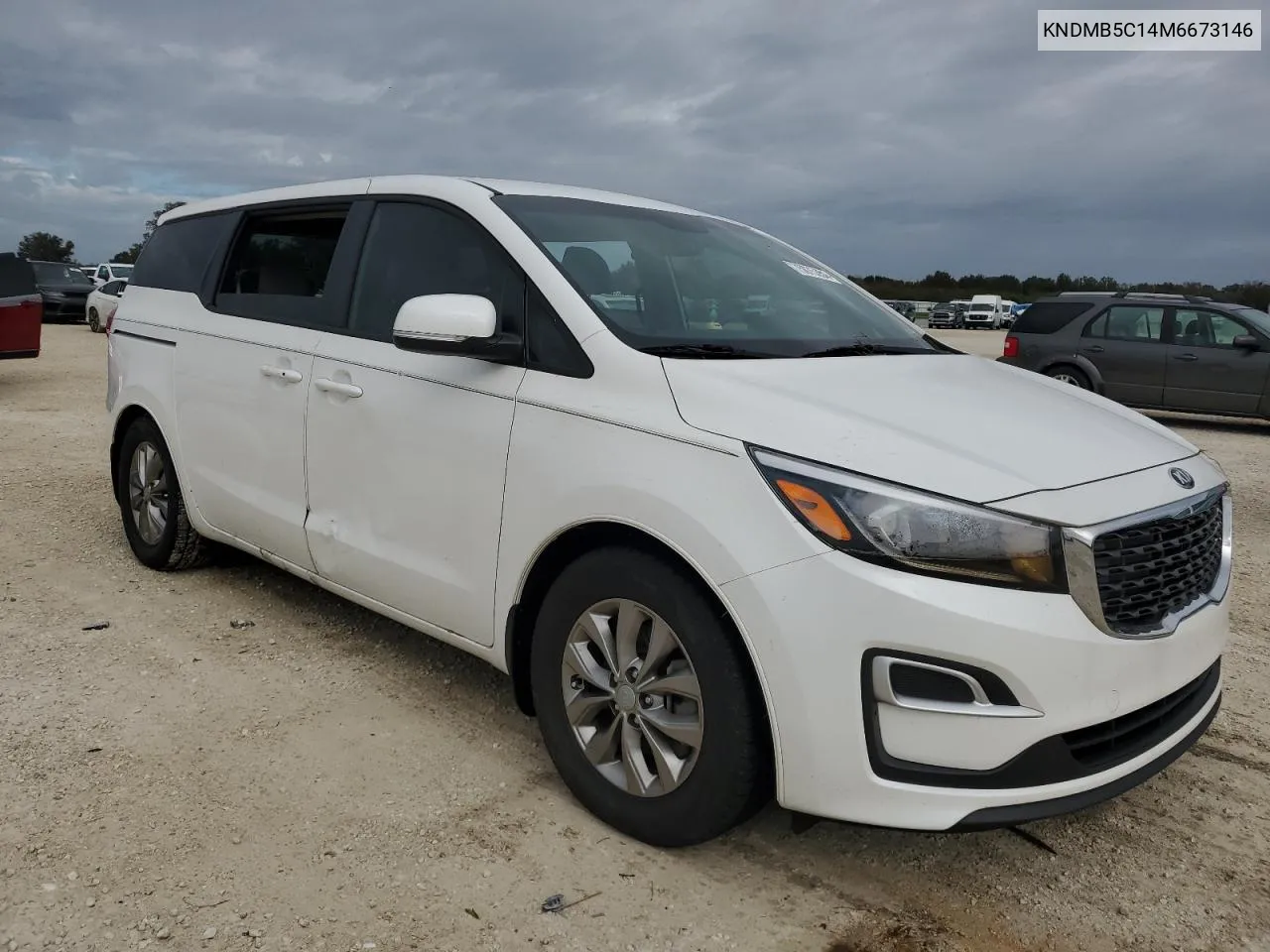 2021 Kia Sedona Lx VIN: KNDMB5C14M6673146 Lot: 75875354