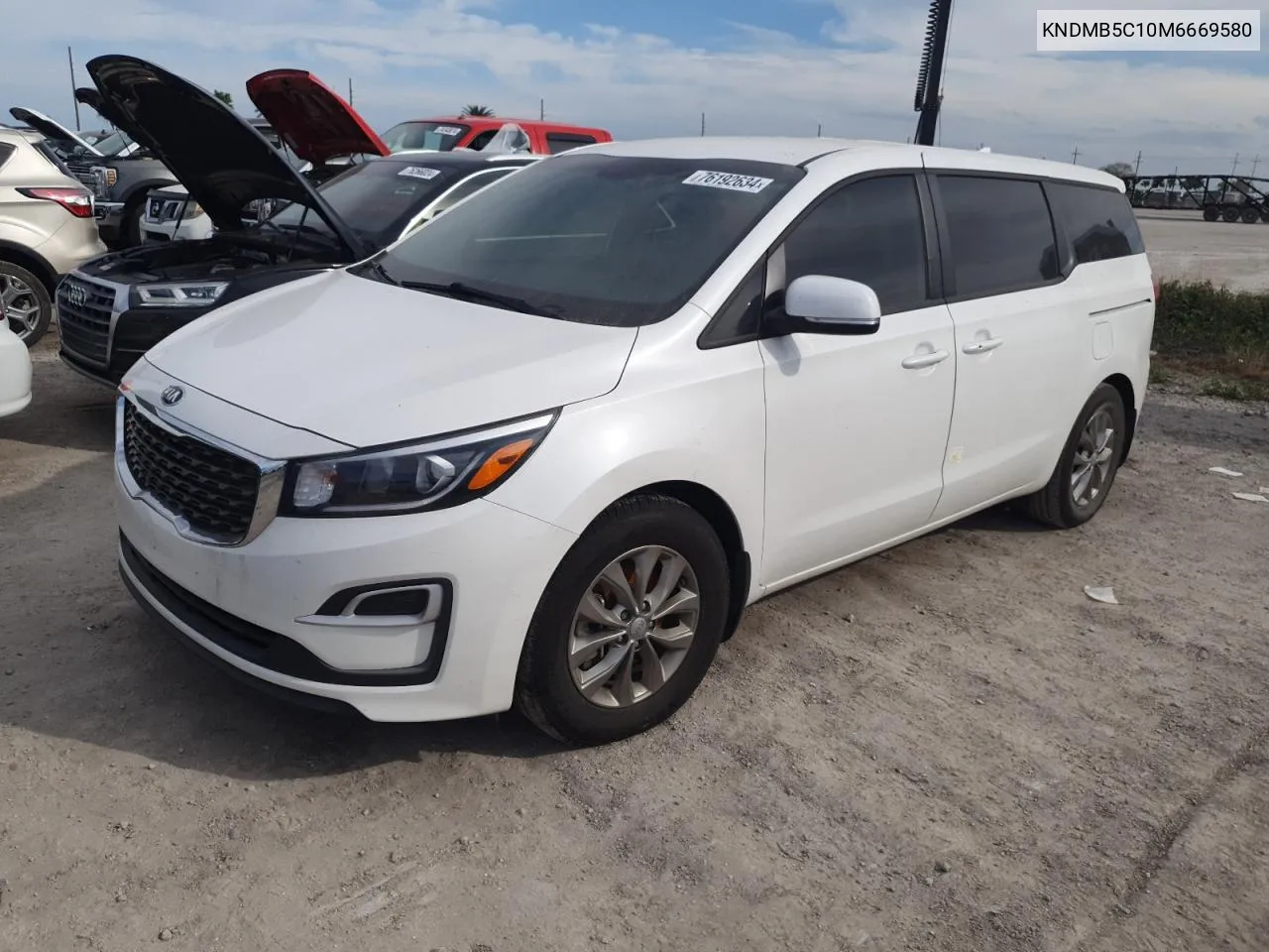 2021 Kia Sedona Lx VIN: KNDMB5C10M6669580 Lot: 76192634