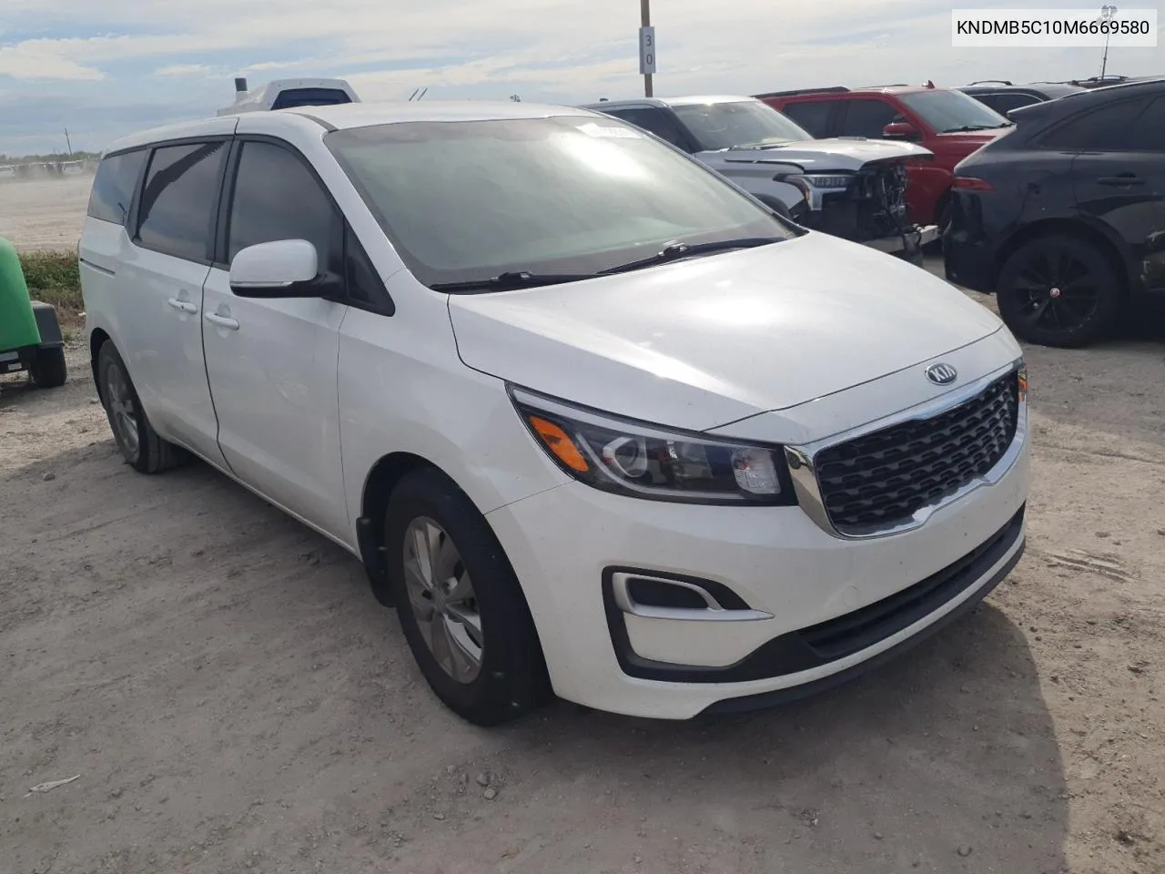 2021 Kia Sedona Lx VIN: KNDMB5C10M6669580 Lot: 76192634