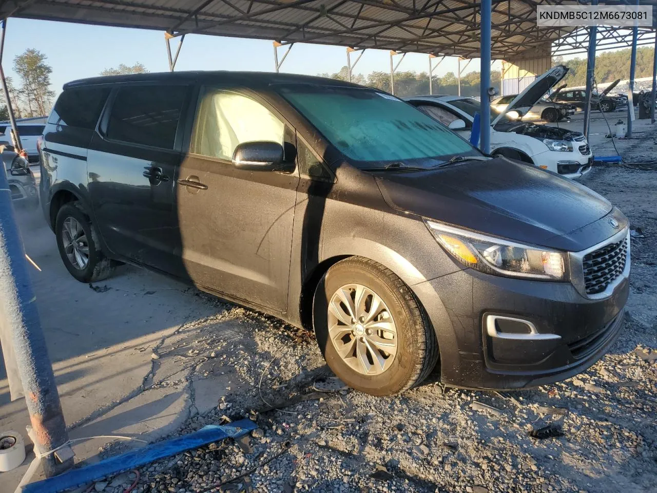 2021 Kia Sedona Lx VIN: KNDMB5C12M6673081 Lot: 76839704